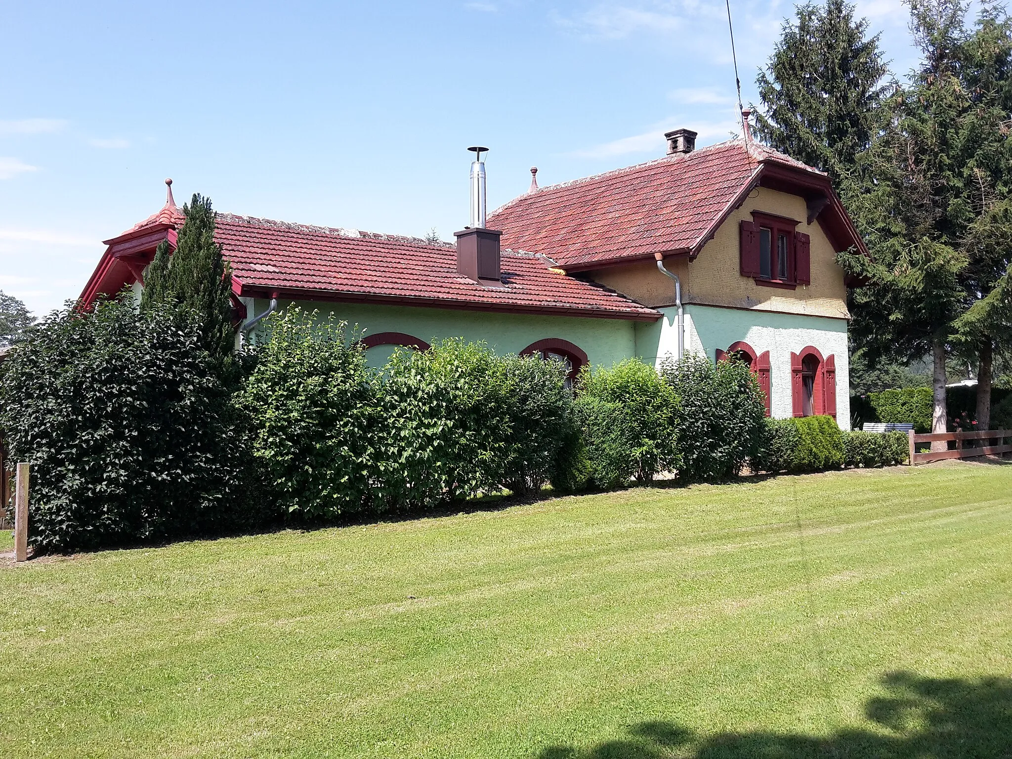 Photo showing: Orsenhausen-Bussmannshausen former station