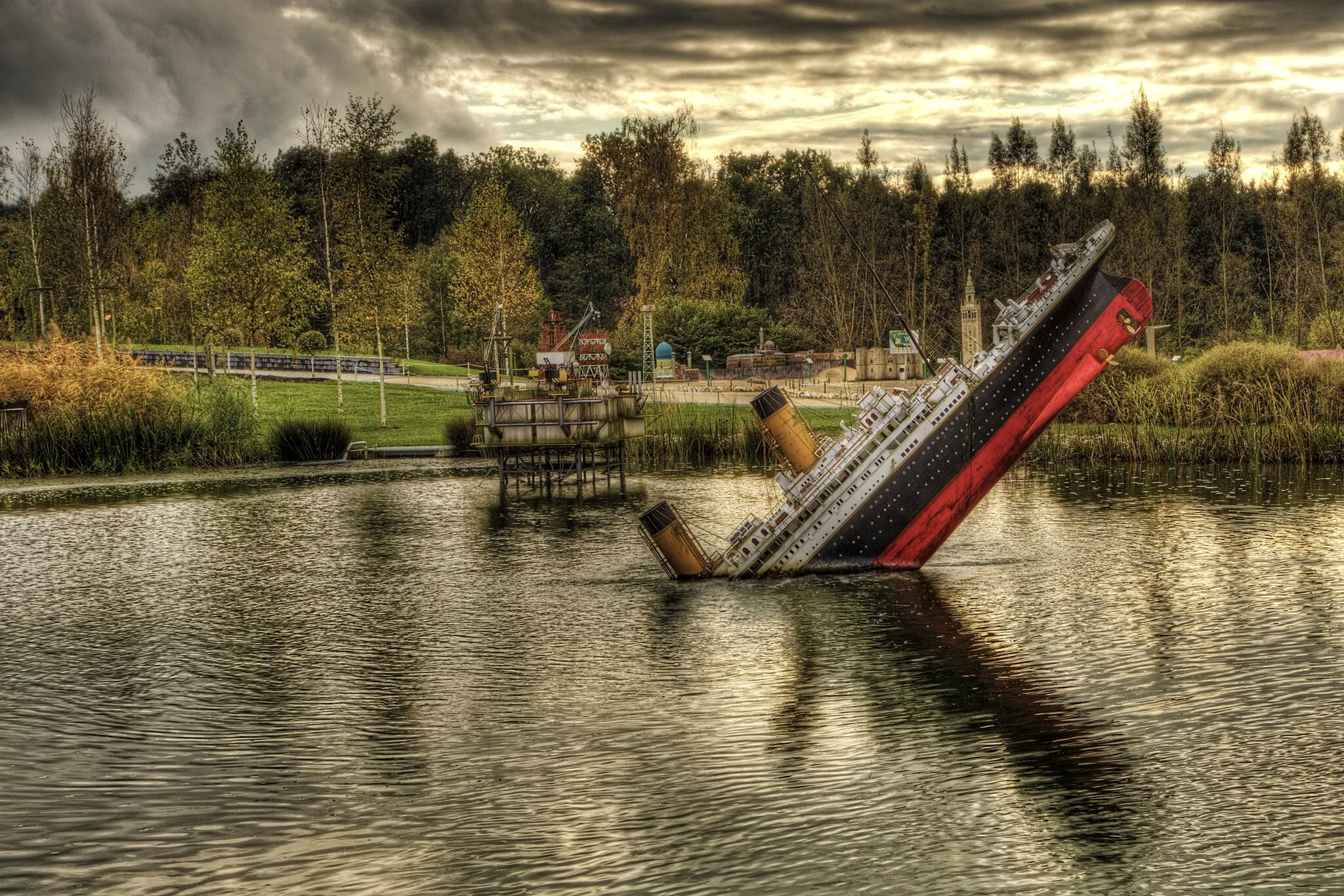 Photo showing: Titanic at Minimundus