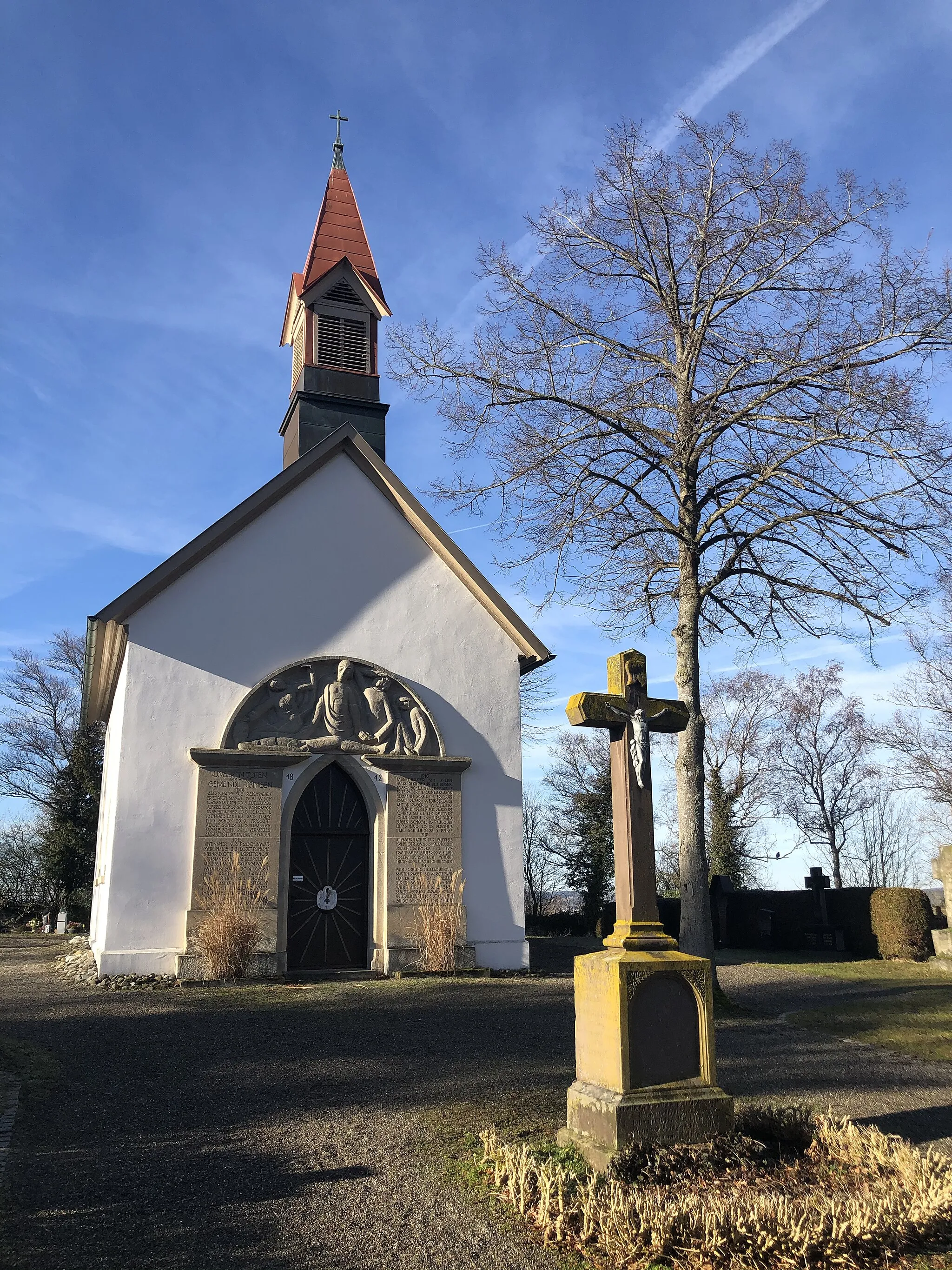 Photo showing: Friedhofskapelle Bisingen