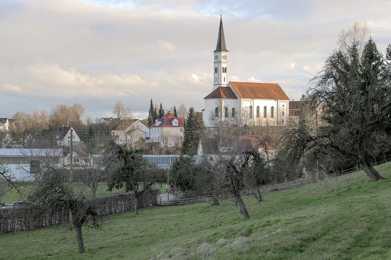 Photo showing: Waldstetten, Bavaria, church