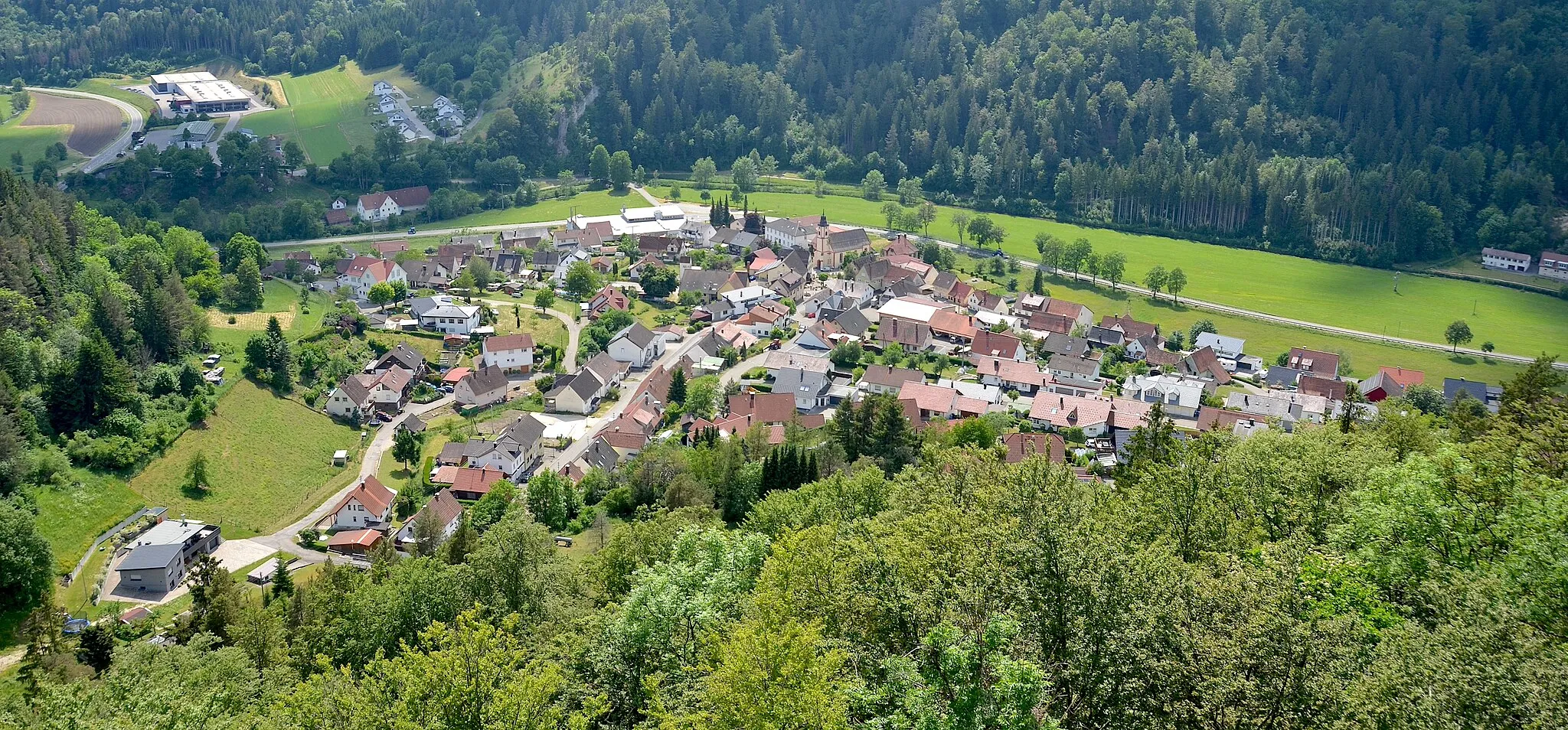 Photo showing: Bärenthal im Landkreis Tuttlingen