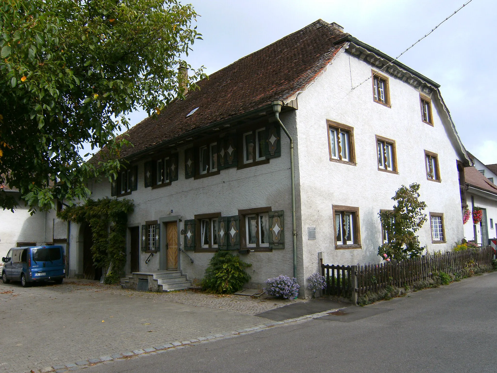 Photo showing: Bermatingen im Bodenseekreis, Germany: Building Kehlhof. Head quarter of Eitelhans Ziegelmüller from march to april 1525 in the German Peasants' War.