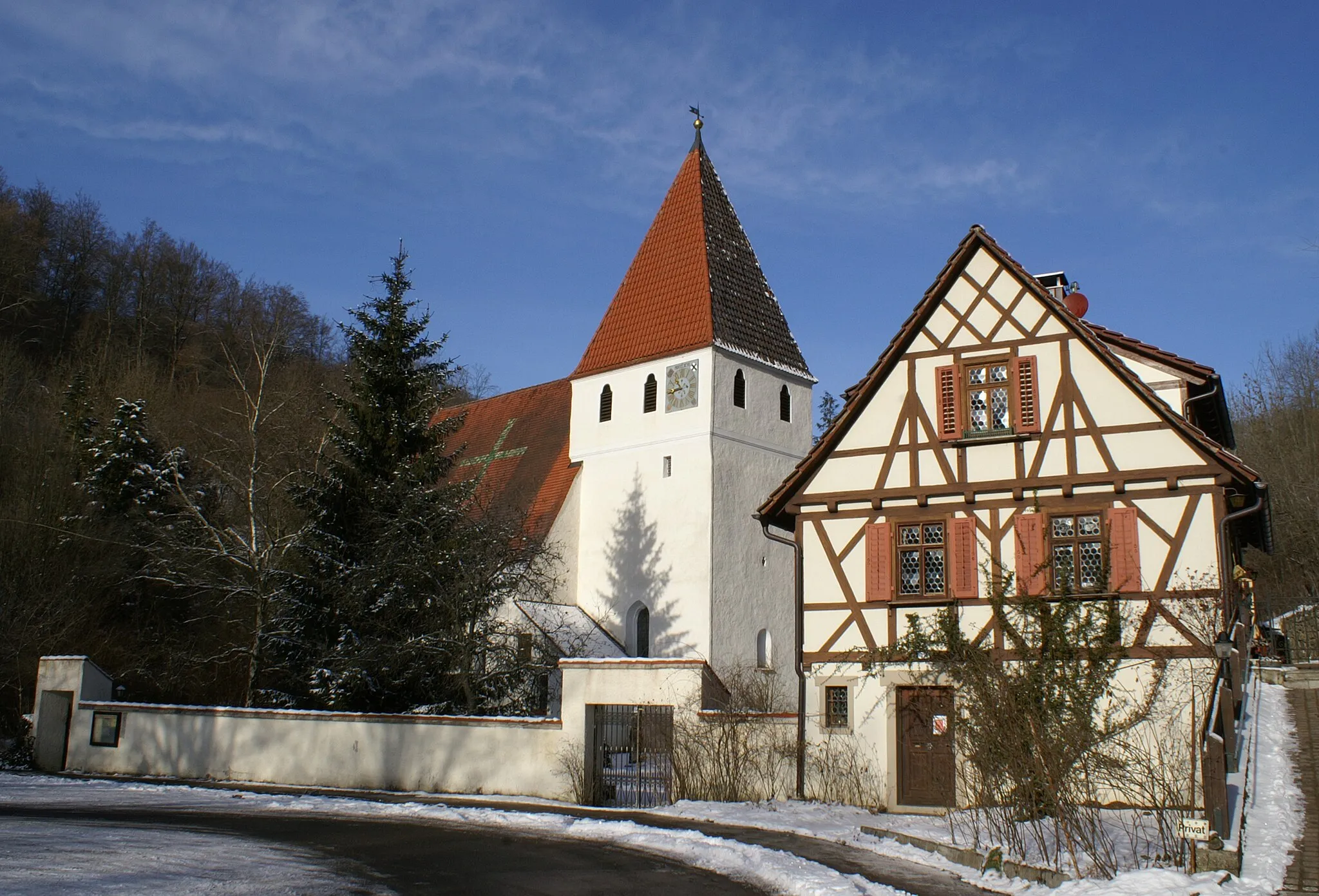 Photo showing: Evangelische Kirche Lautern