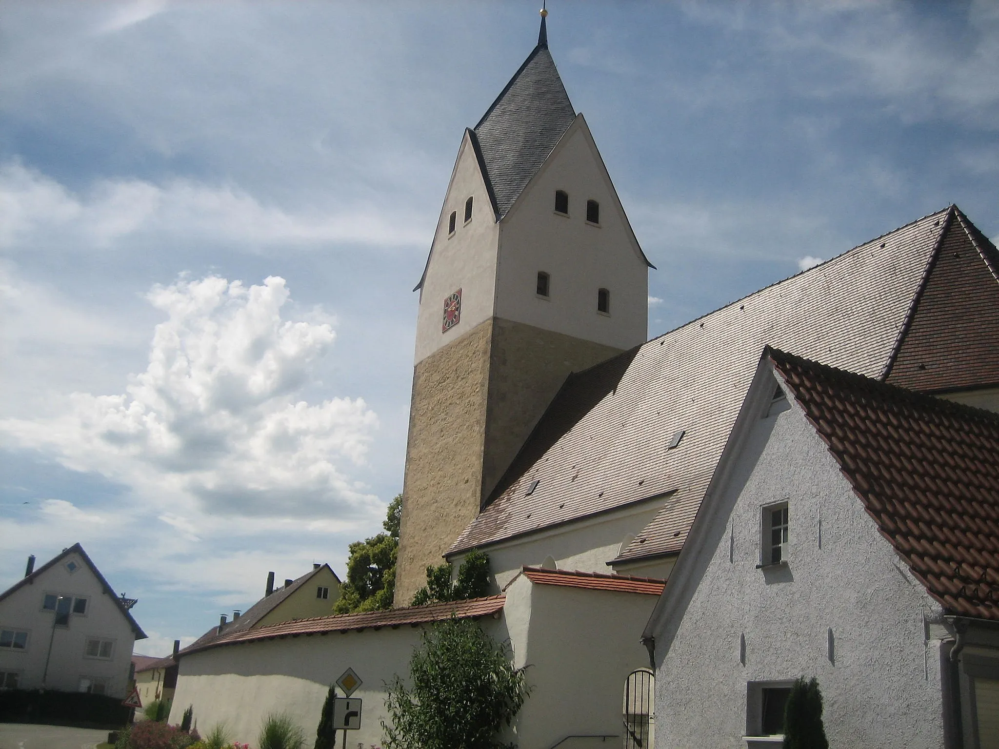 Photo showing: St.-Barbara-Kirche Holzkirch (Landkreis Ulm)