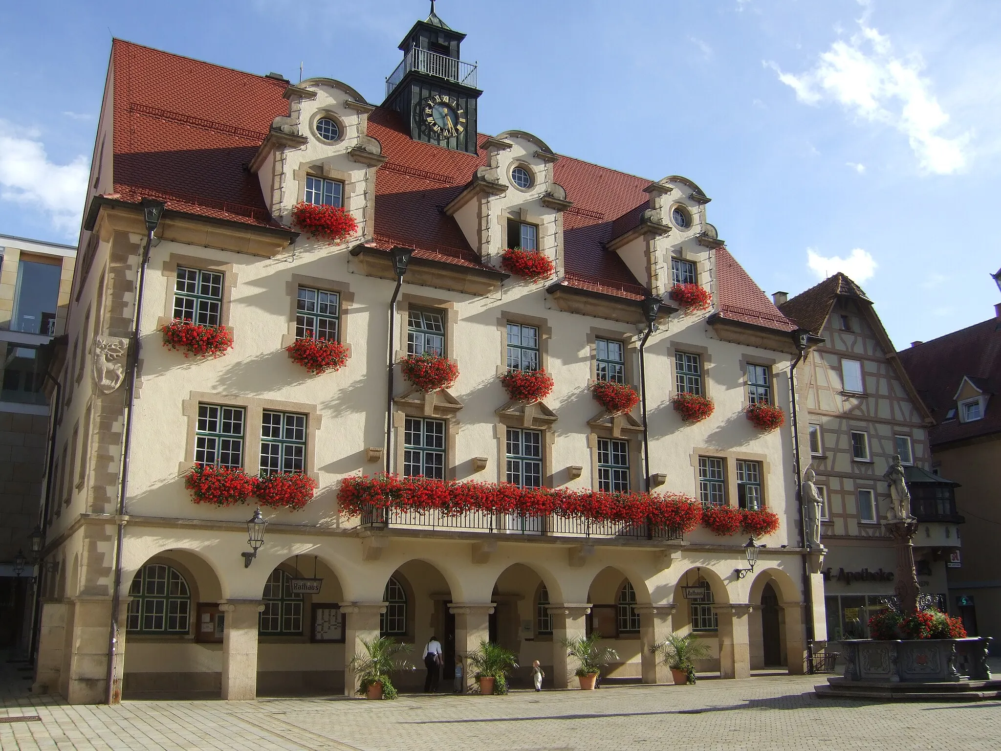 Photo showing: Sigmaringen Town Hall (main building)