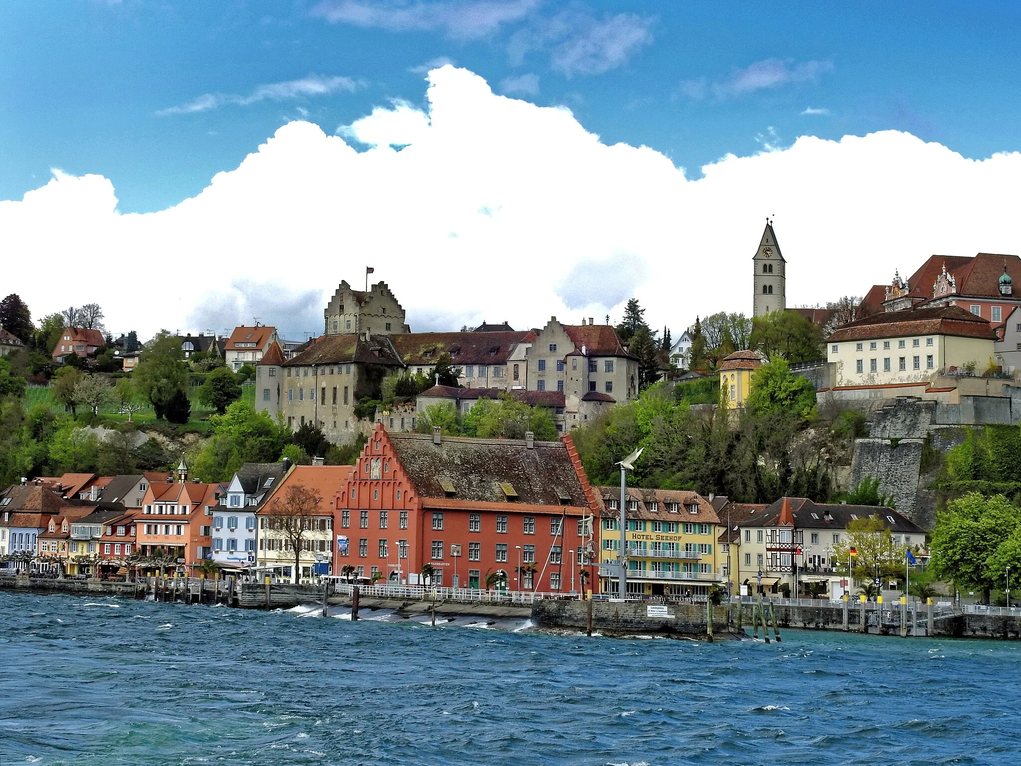 Photo showing: The Meersburg on Lake Constance.