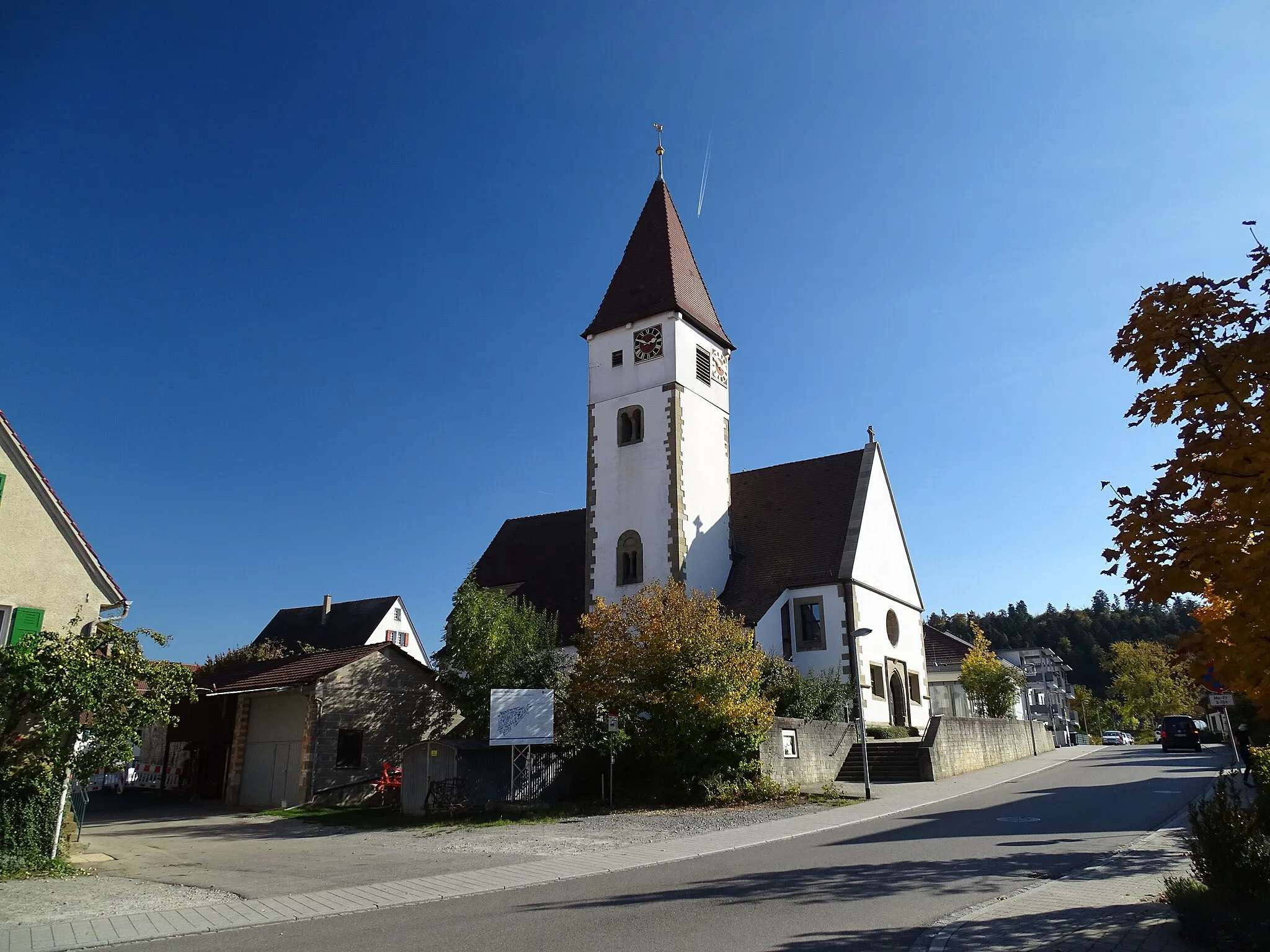 Photo showing: Evangelische Pelagiuskirche Nufringen