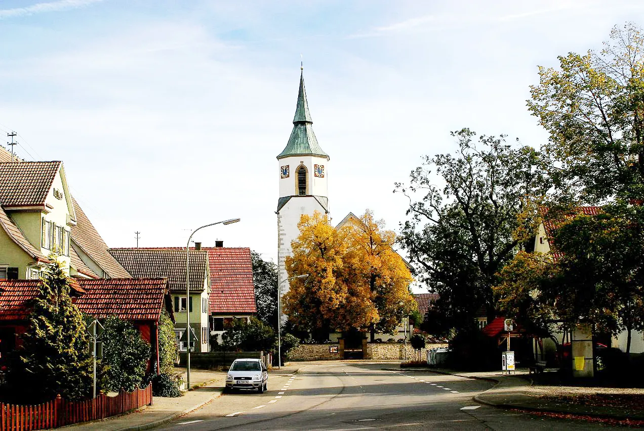 Photo showing: Ostdorf Town Center - Ostdorf, Balingen, Baden-Wuettemberg, Germany