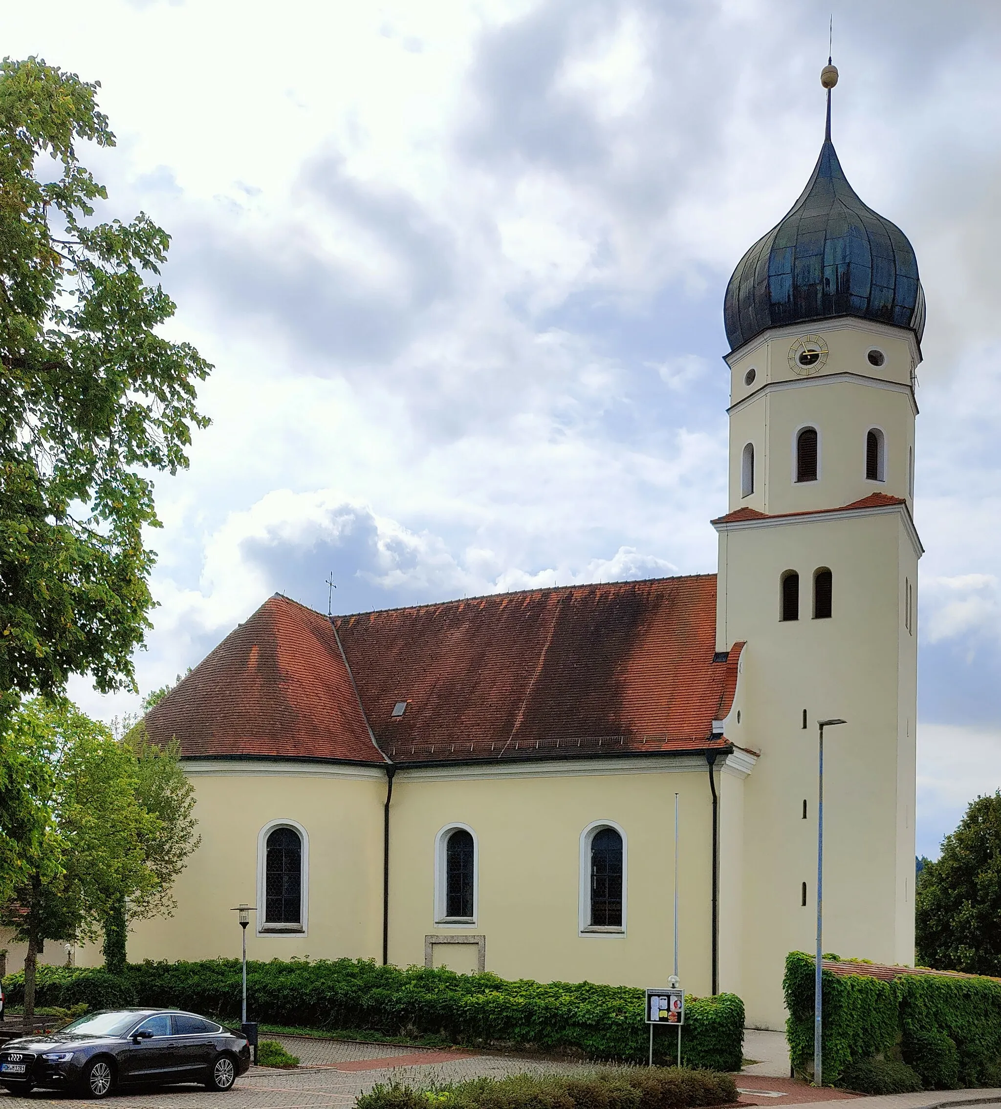 Photo showing: Katholische Pfarrkirche St. Martin Westerstetten, Alb-Donau-Kreis, Baden-Württemberg, Deutschland