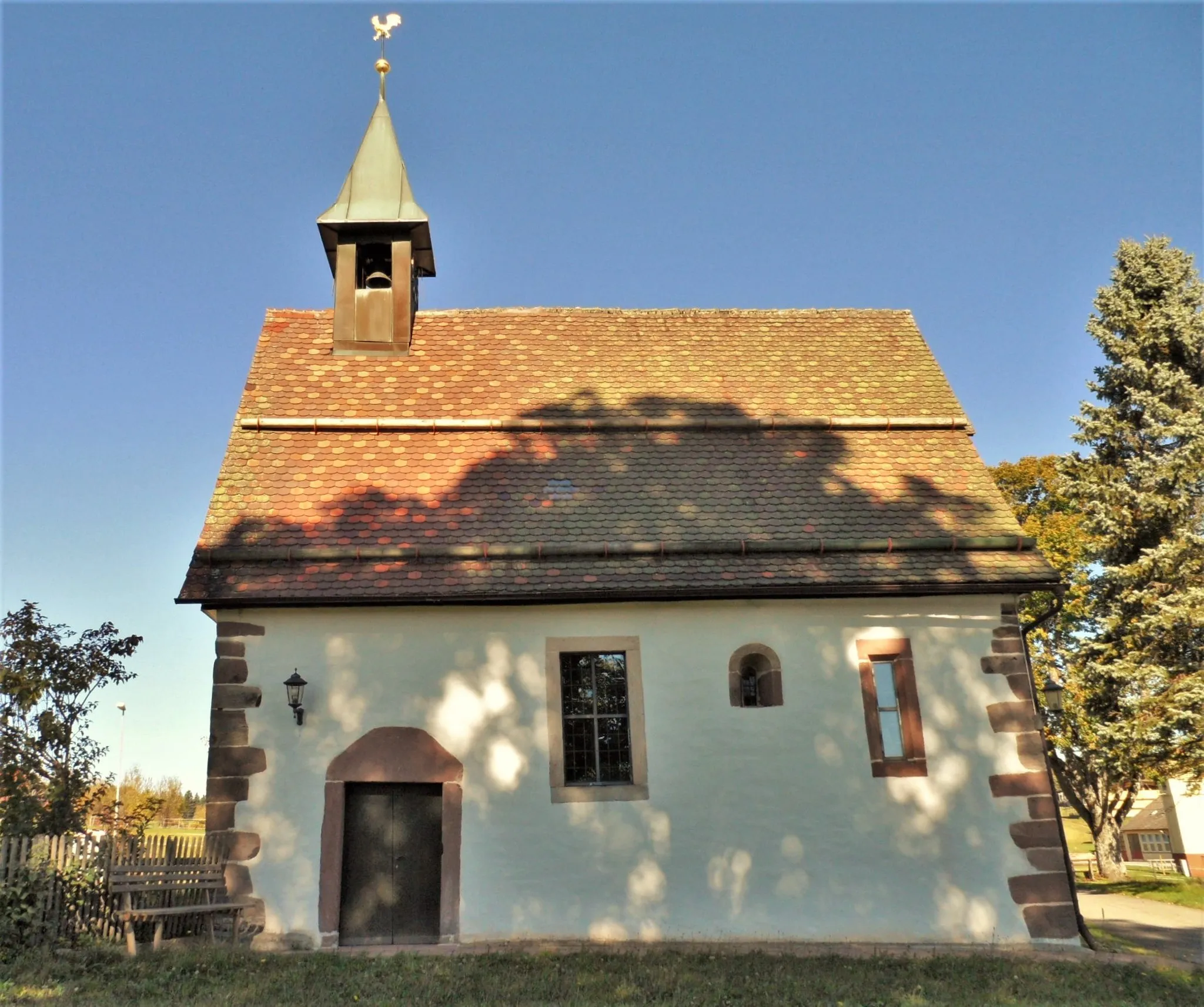 Photo showing: Evangelische Kirche Gaugenwald