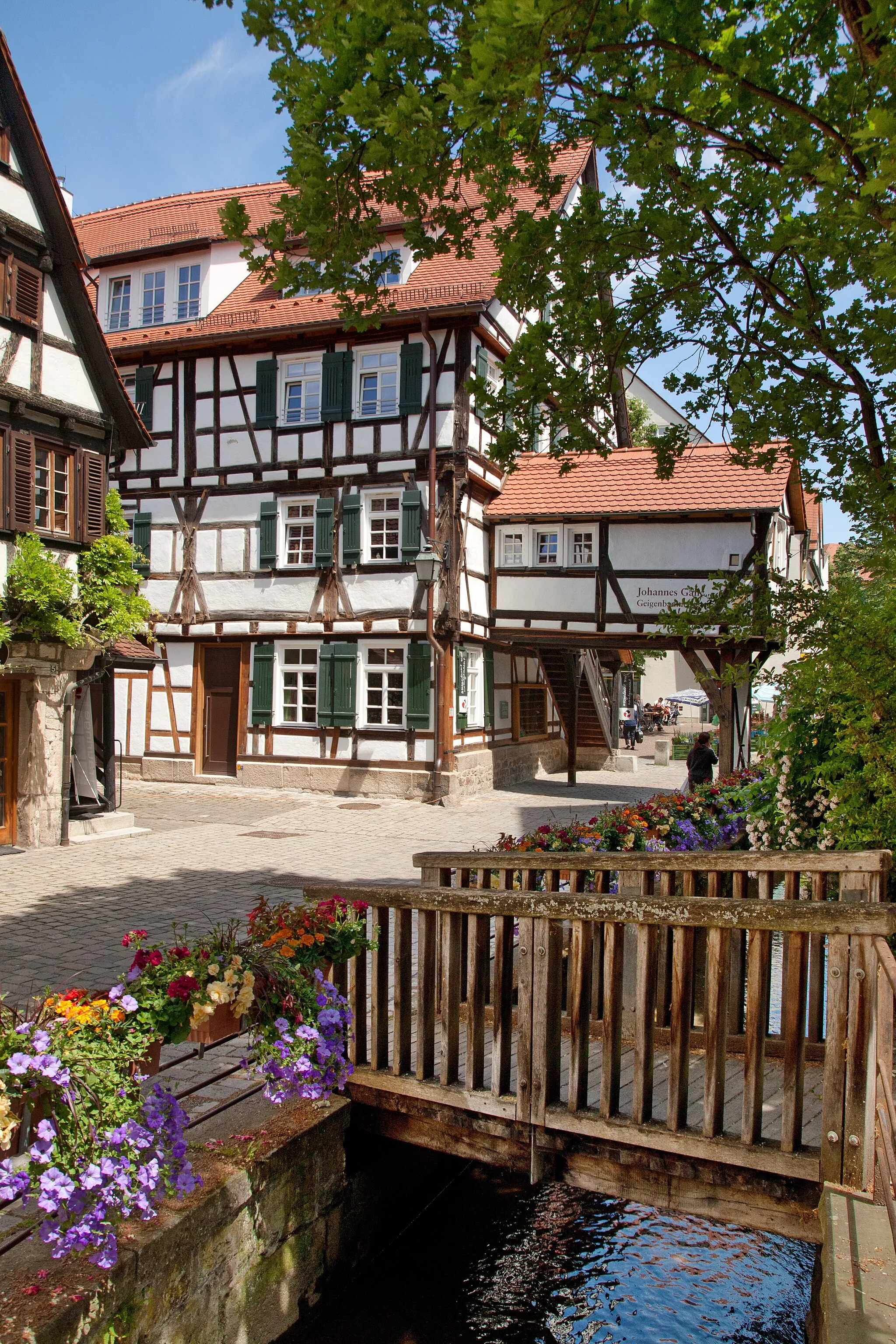 Photo showing: Tübingen. Nonnenhaus am Ammerkanal.