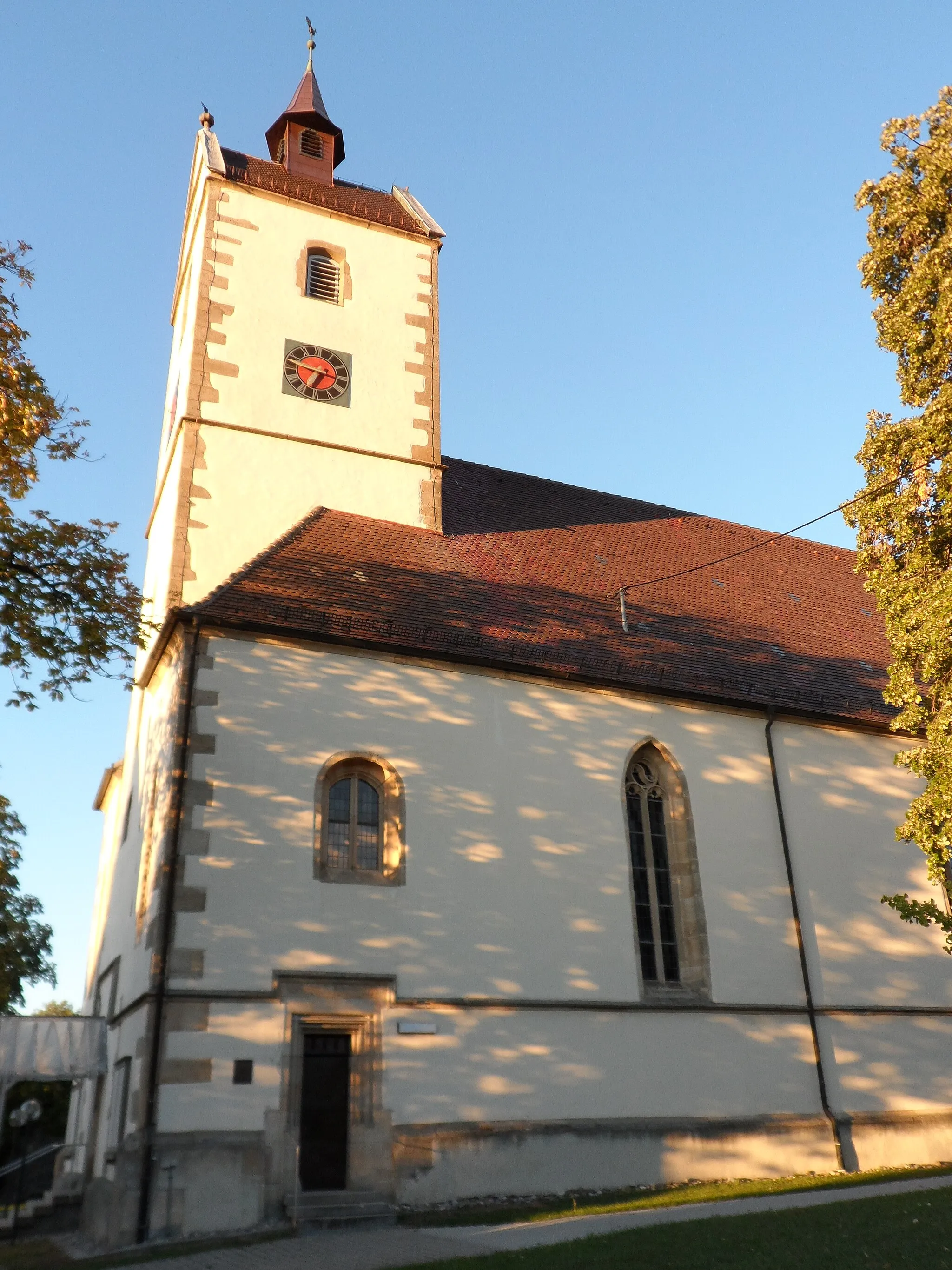 Photo showing: Nordseite Peter- und Paulskirche in Mössingen