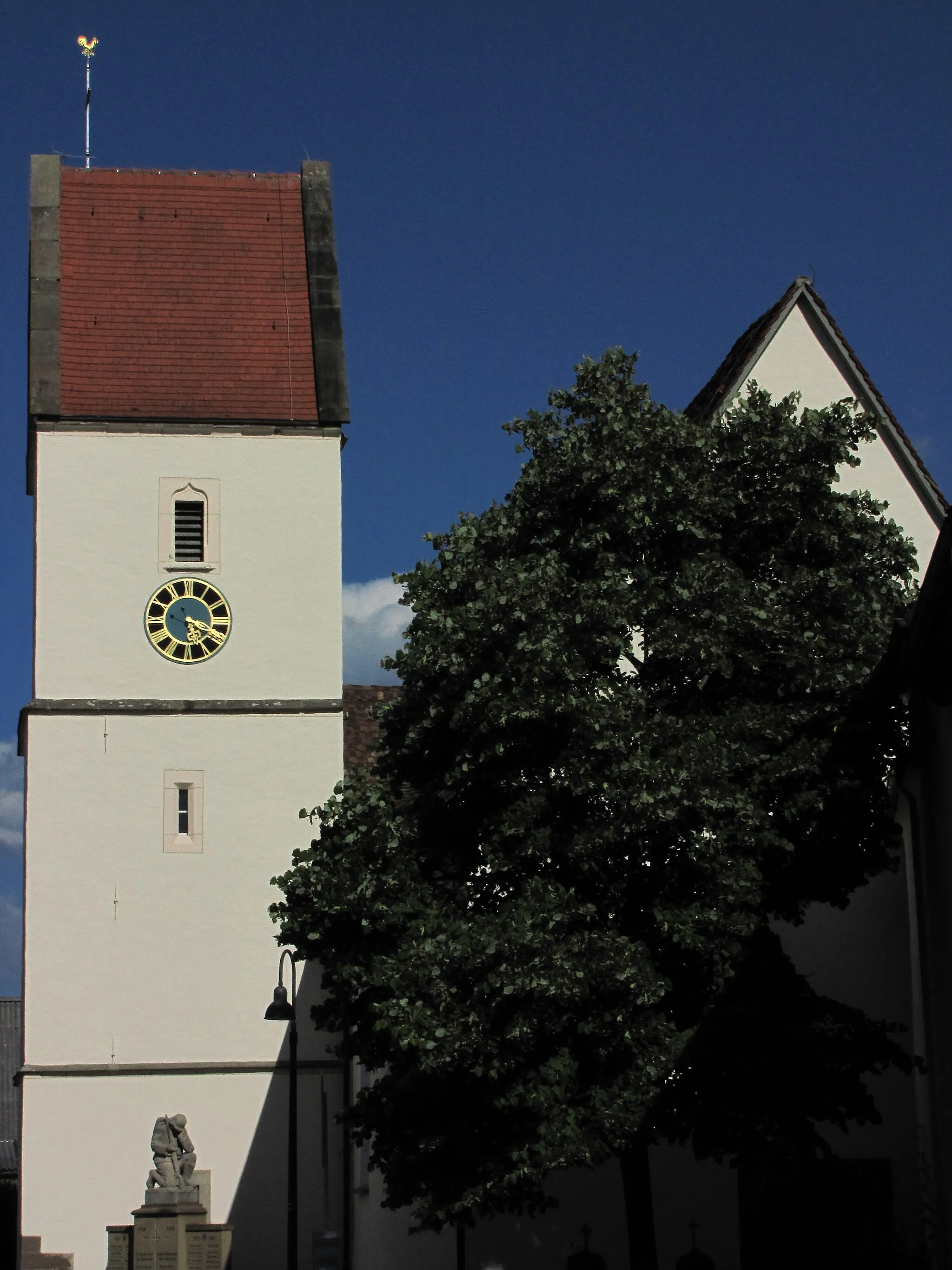 Photo showing: Glockenturm von St. Cyriakus in Dettensee.