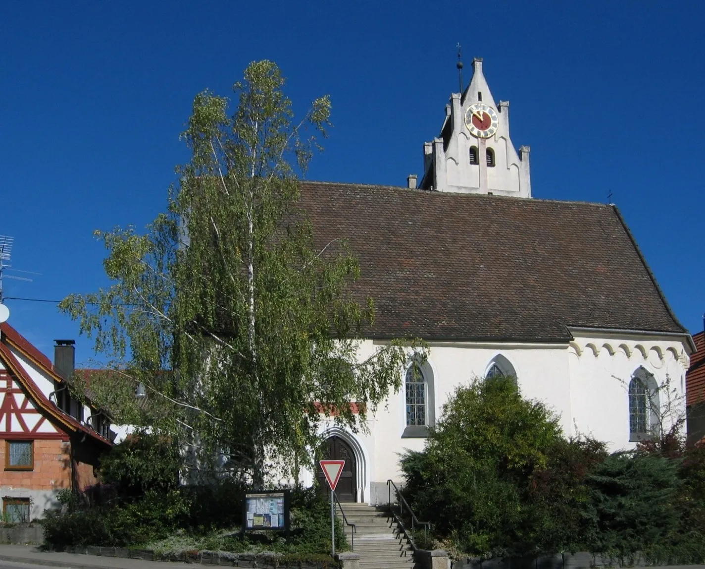 Photo showing: Wippingen, Alb-Donau-Kreis: Evangelische Pfarrkirche