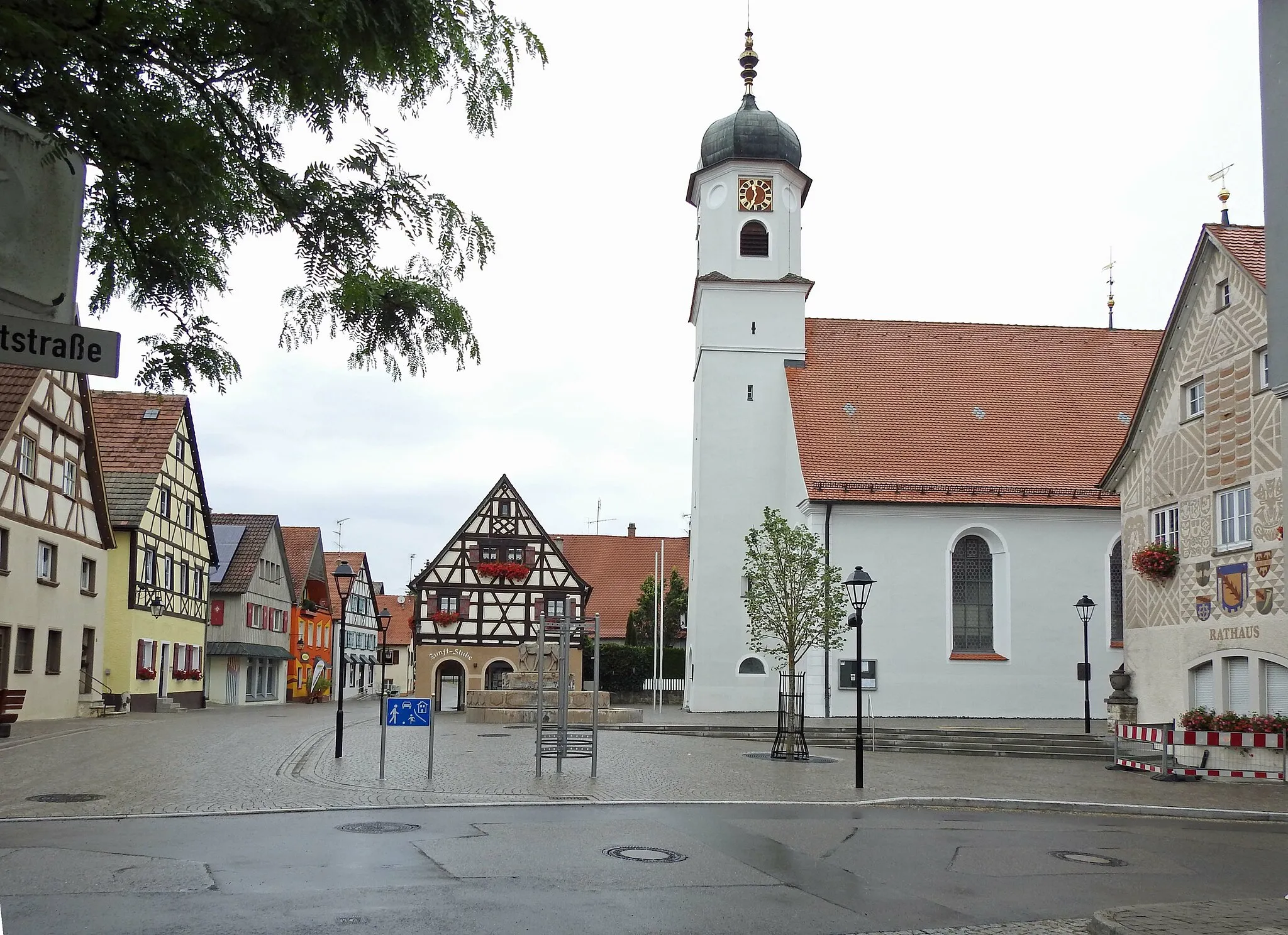 Photo showing: Stadtmitte Hayingen von Süden
