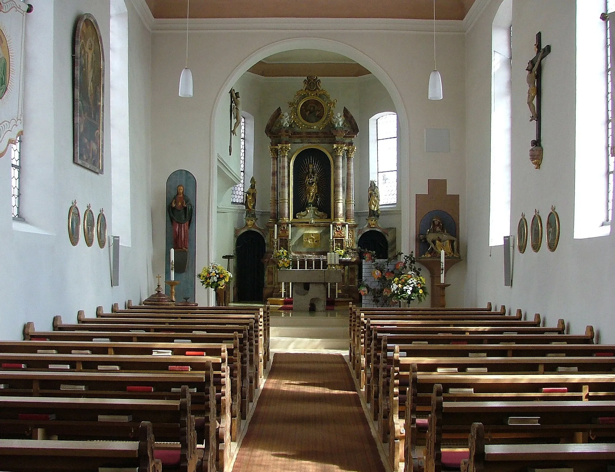 Photo showing: In der Kirche von Willerazhofen