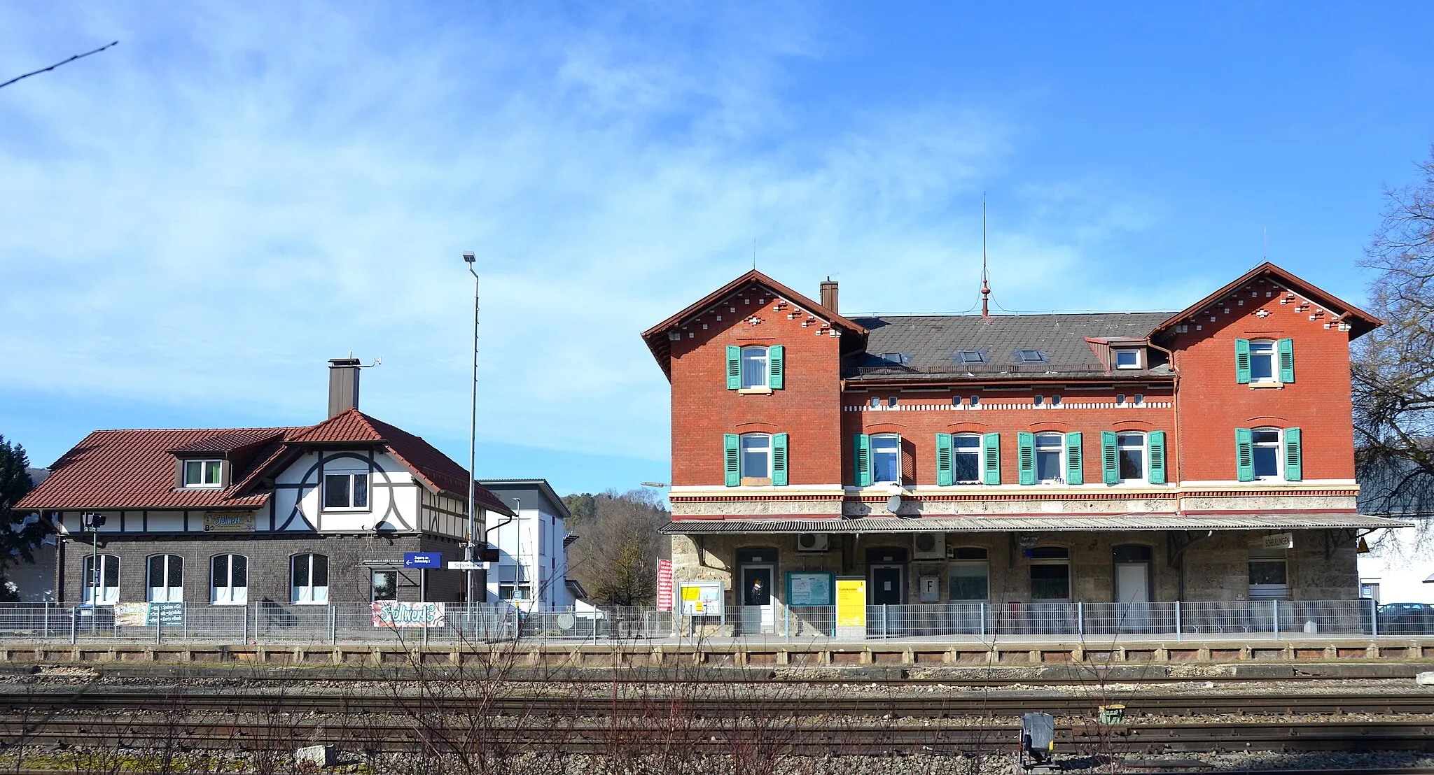 Photo showing: Bahnhof Schelklingen, Baden-Württemberg