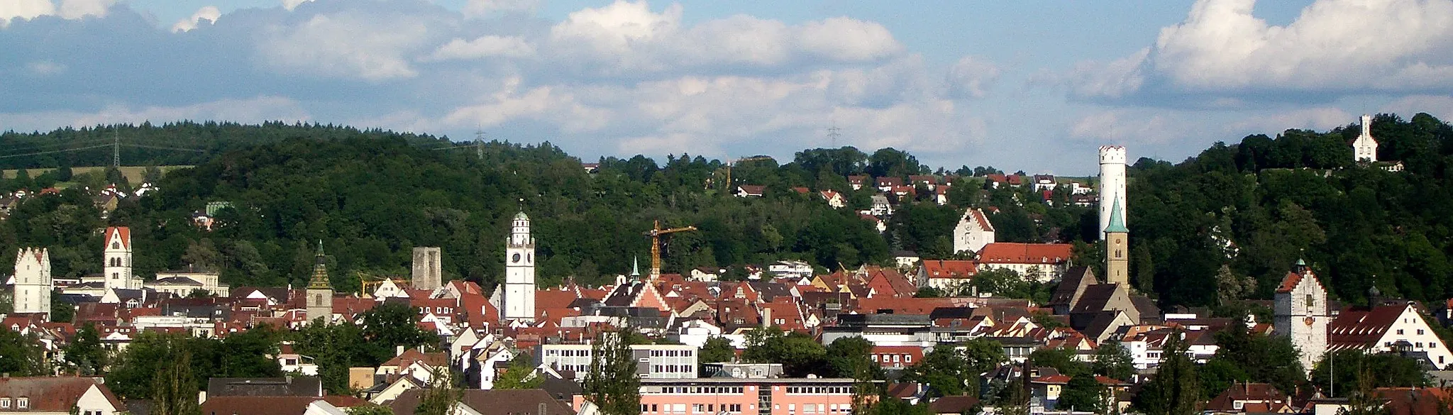 Photo showing: Ravensburg, Germany: View from West