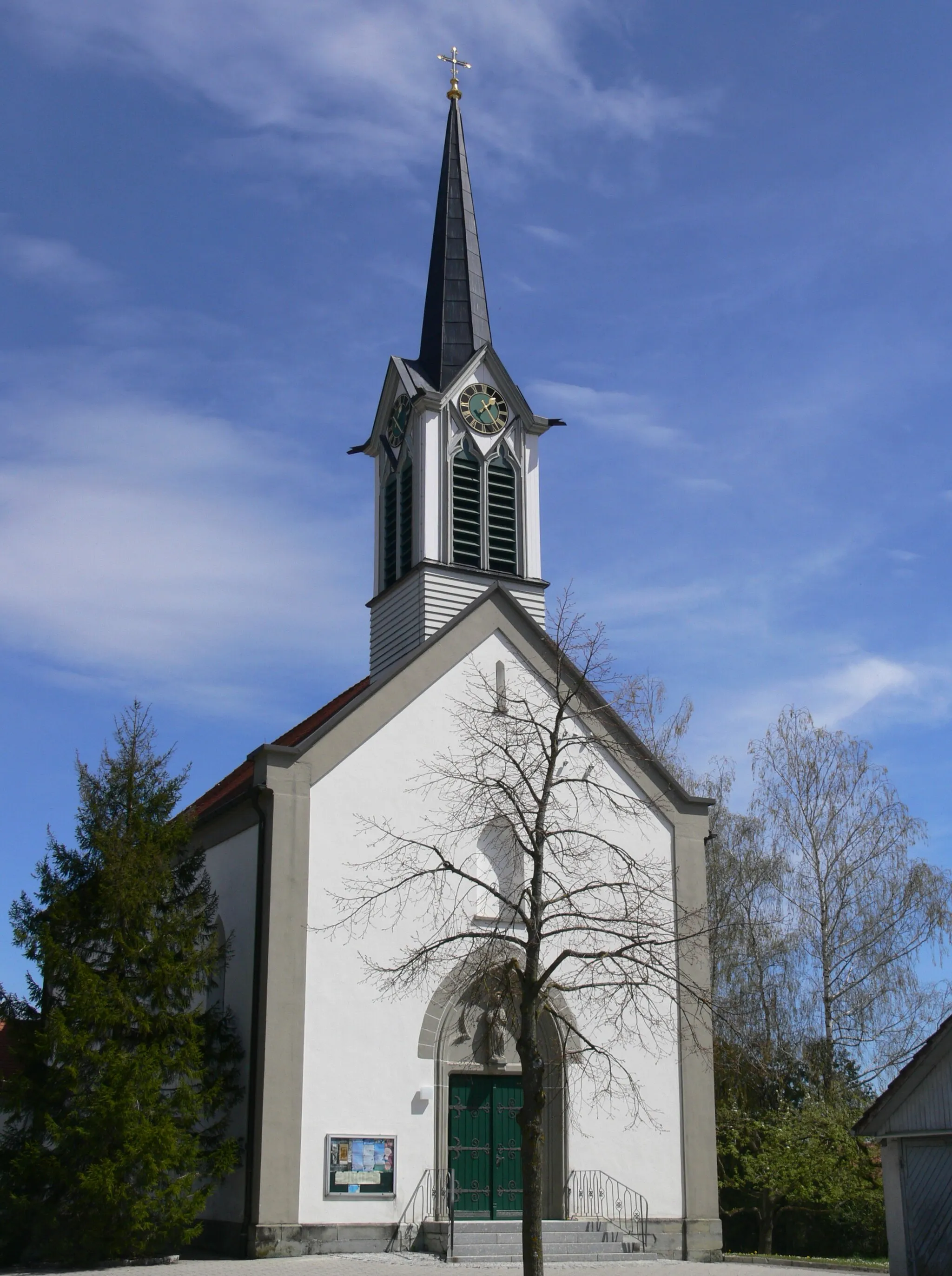 Photo showing: Pfarrkirche St. Sigismund, Hepbach (Ortsteil von Markdorf), Bodenseekreis