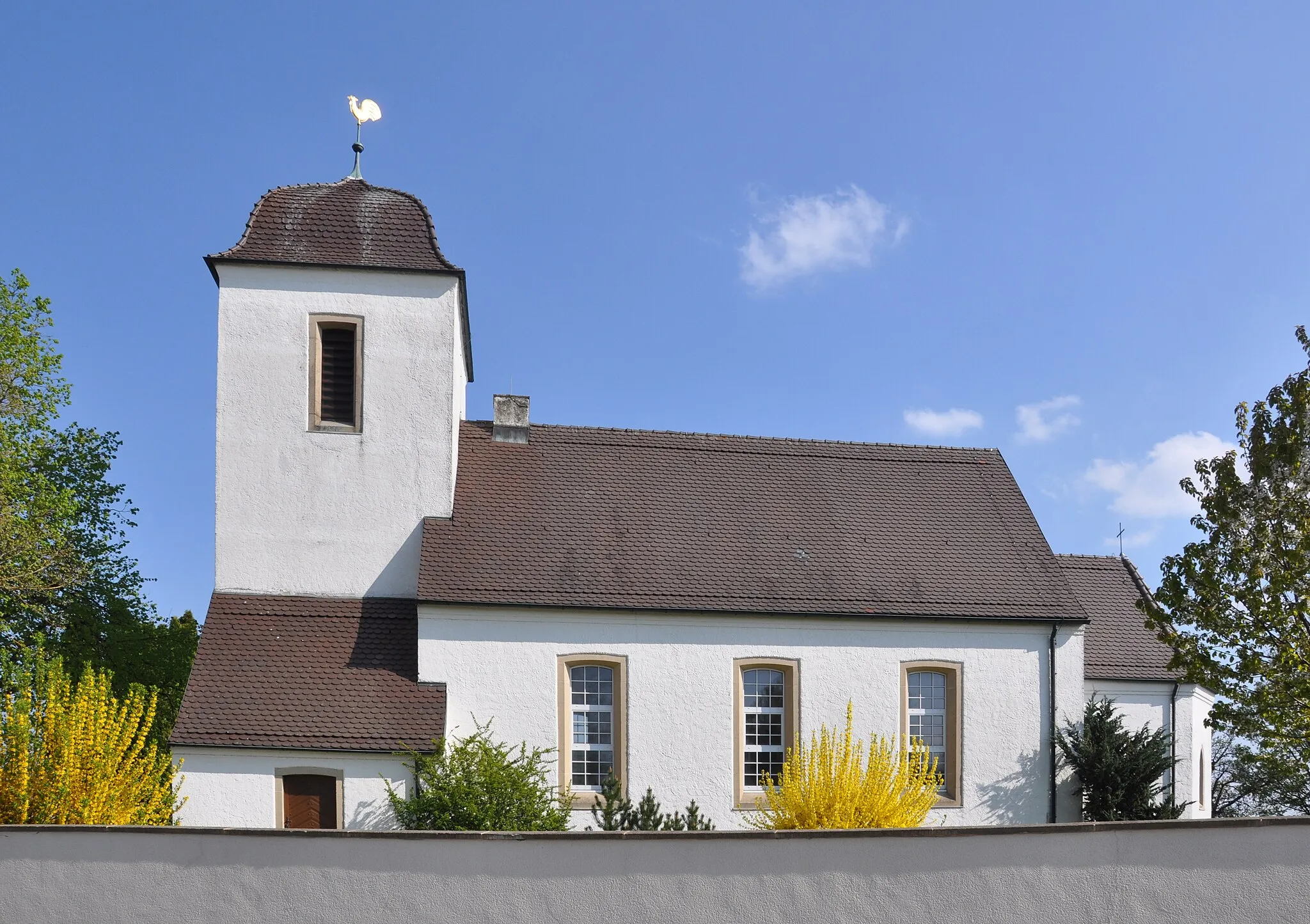 Photo showing: Evangelische Kirche Bavendorf (Ortschaft Taldorf, Stadt Ravensburg)