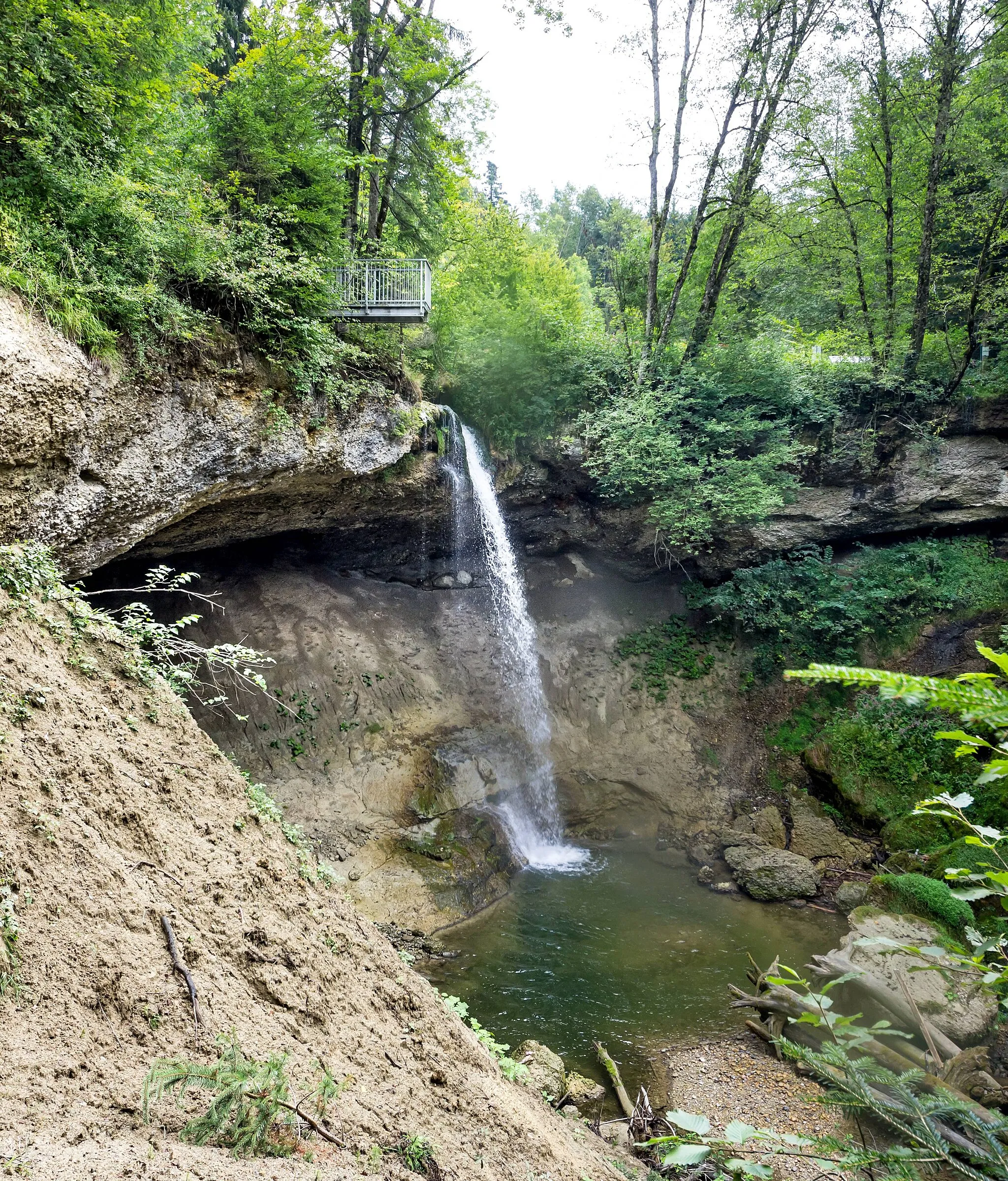 Photo showing: Bilder  von den Scheidegger Wasserfällen.