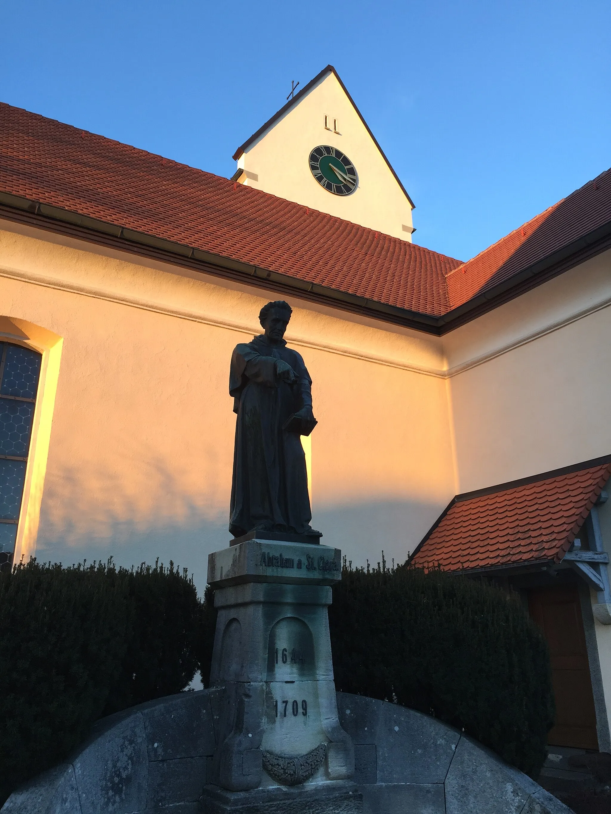 Photo showing: de:St. Michael (Kreenheinstetten), Statue von Abraham a Santa Clara