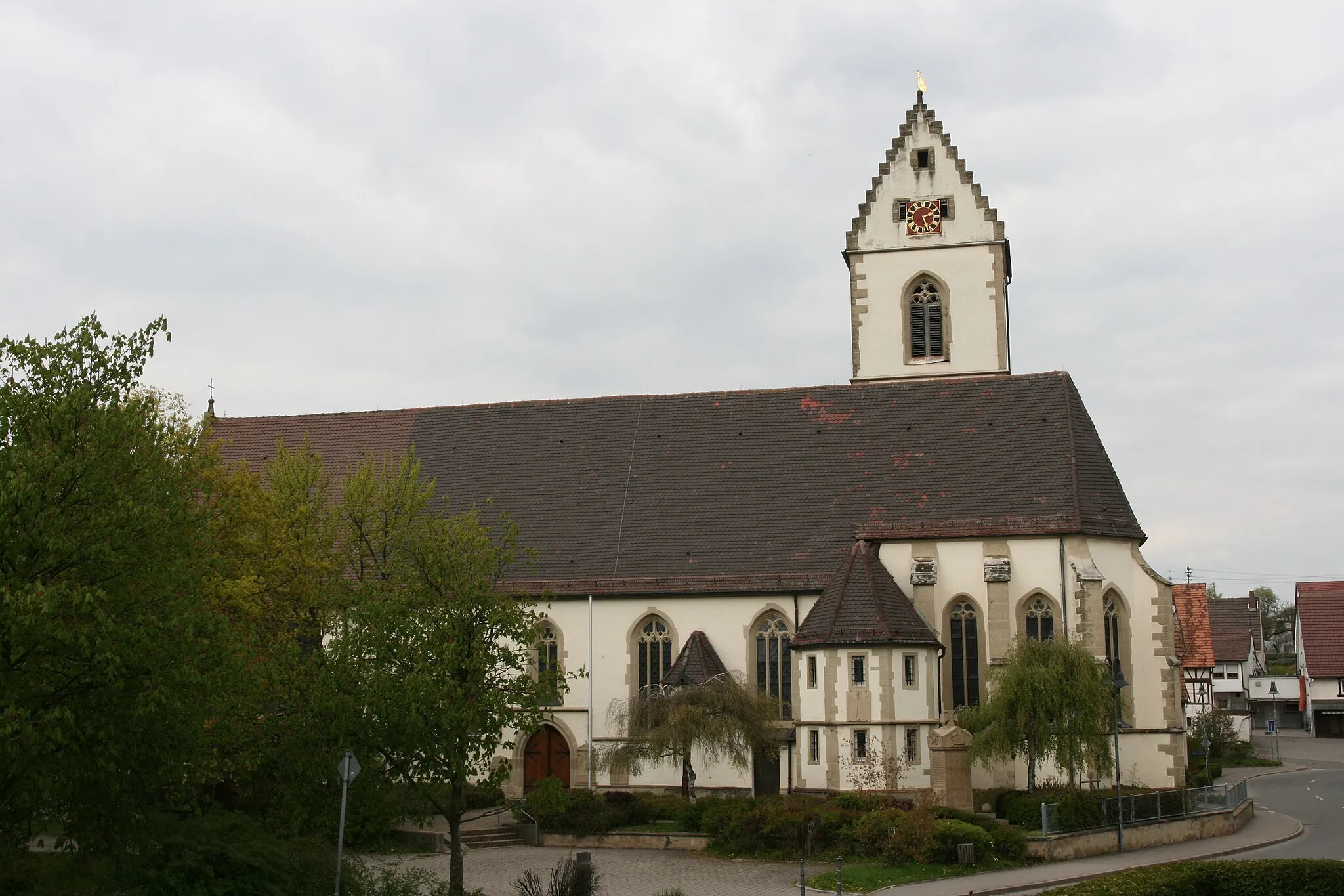 Photo showing: kath. Kirche St. Laurentius in Rottenburg-Hailfingen