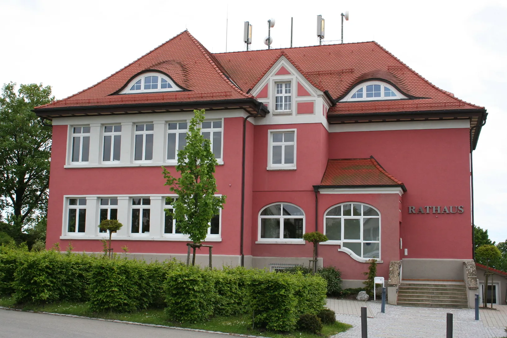 Photo showing: Rathaus in Heiligenberg.