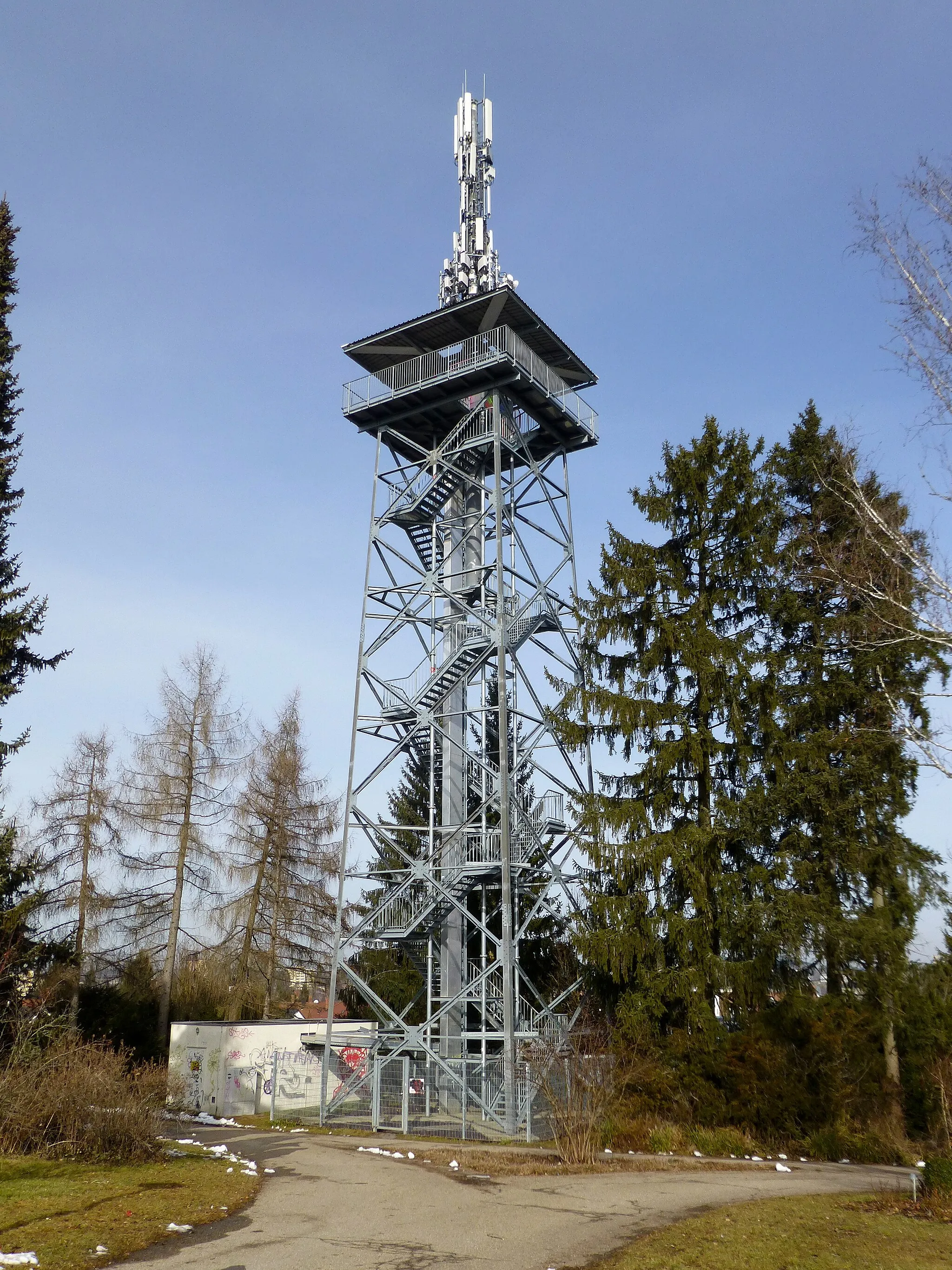 Photo showing: Aussichtsturm auf dem Hubenloch westlich von Villingen