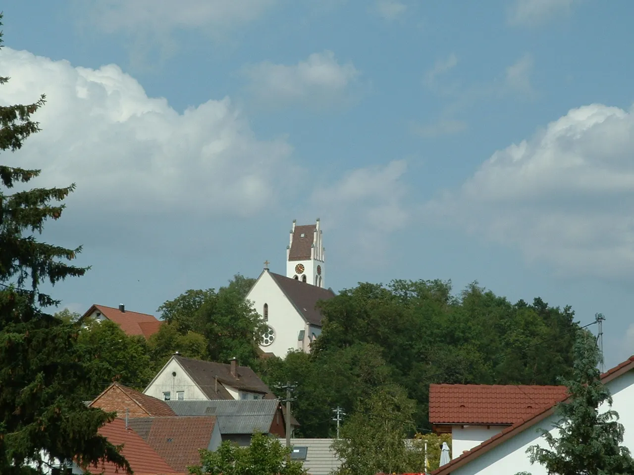 Photo showing: Baustetten, Pfarrkirche St. Ulrich