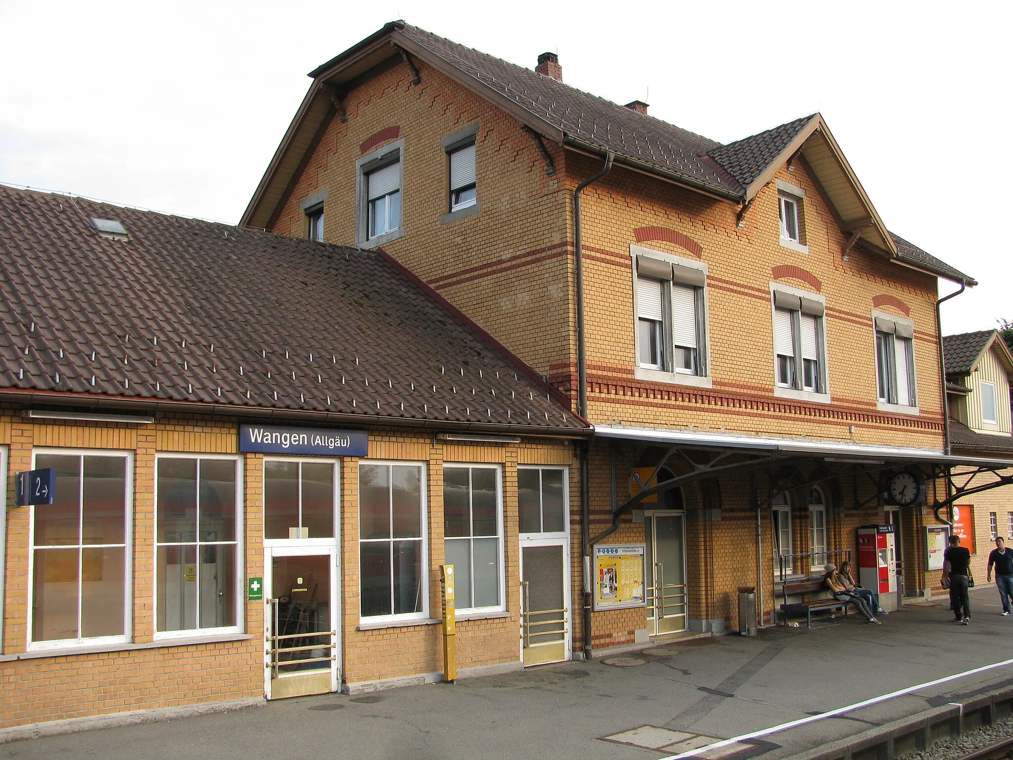 Photo showing: Germany - Baden-Württemberg - district Ravensburg - Wangen im Allgäu: station