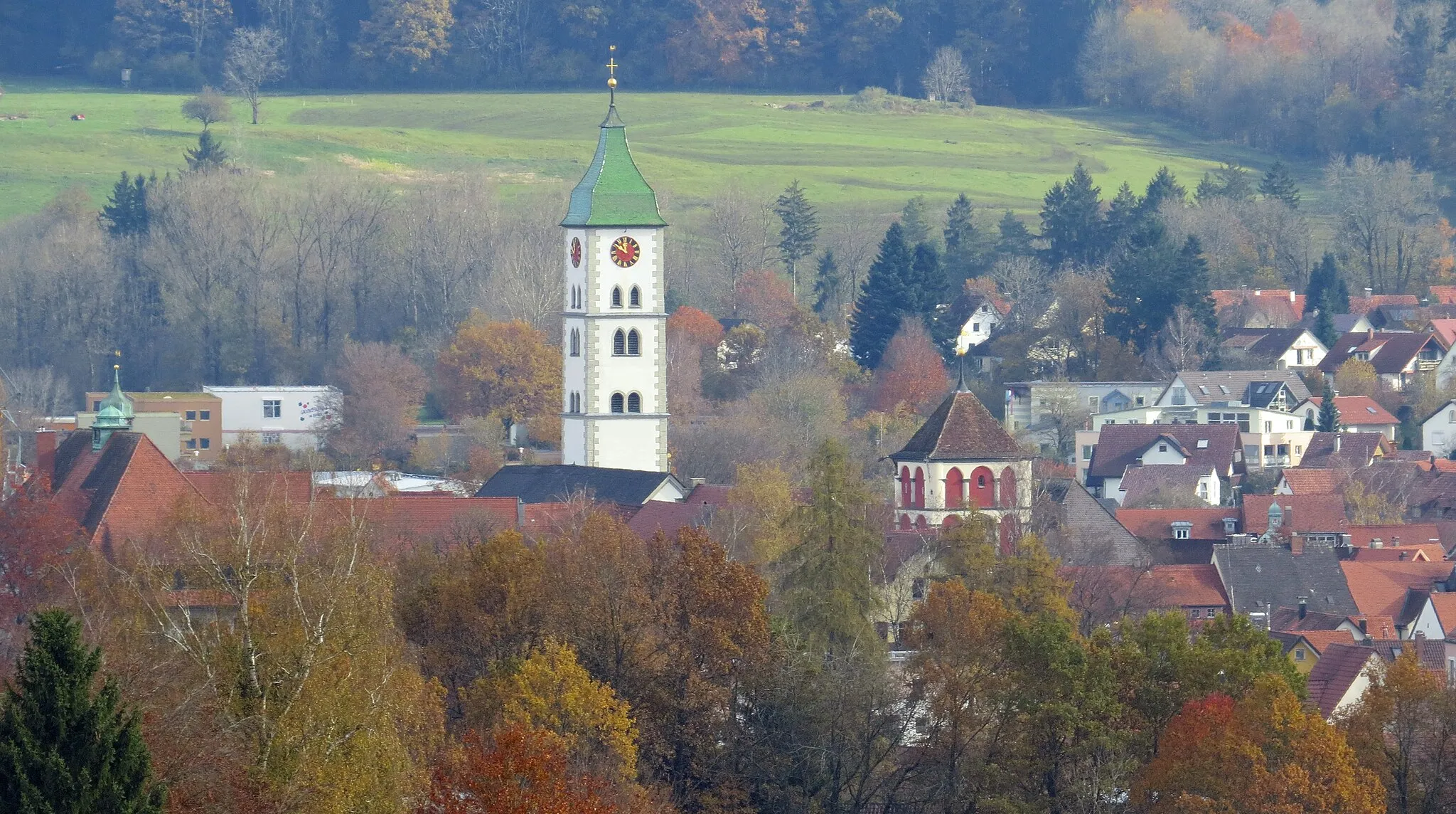 Photo showing: Altstadt Wangen im Allgäu von Westen