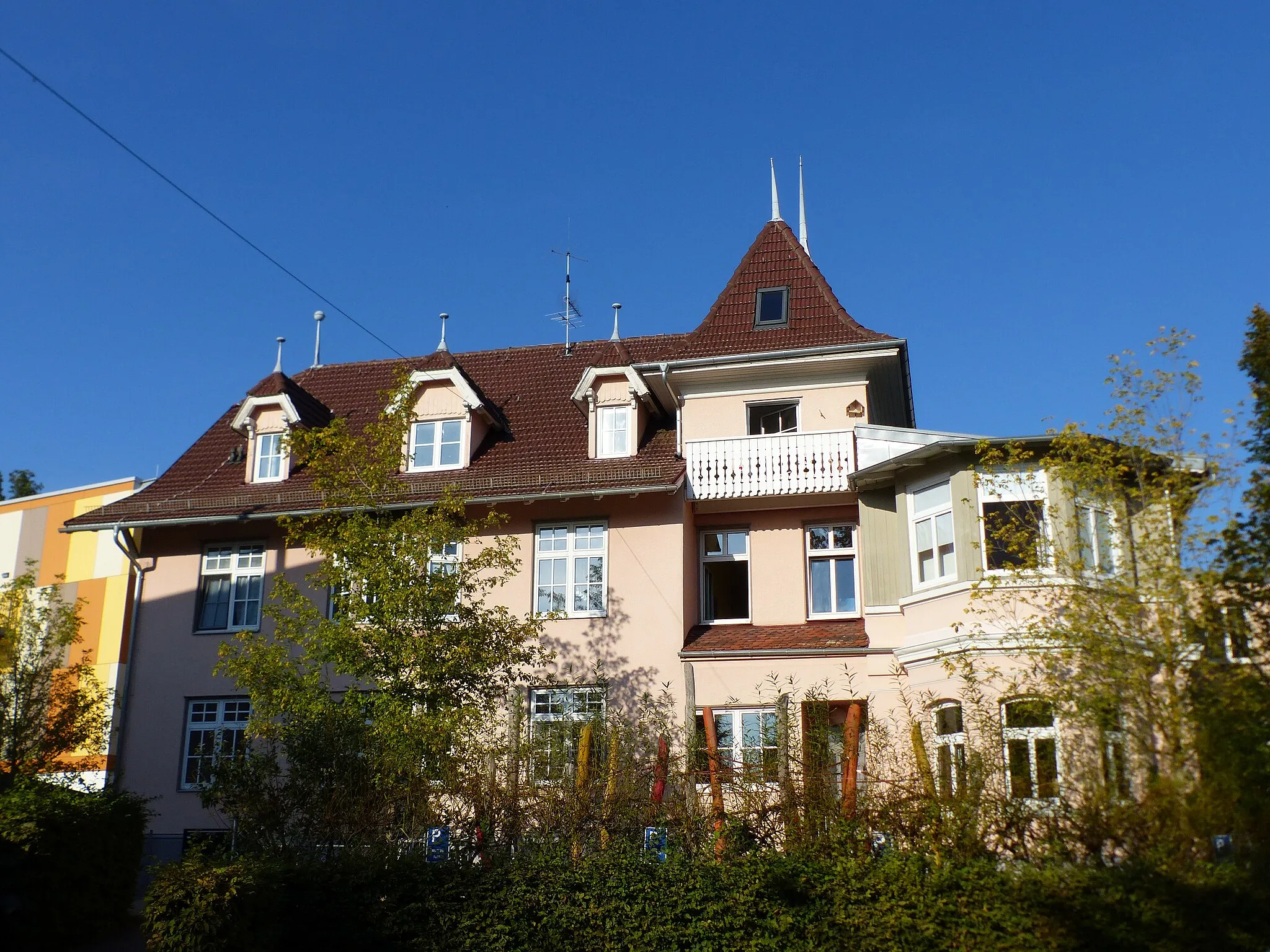 Photo showing: Sanatorium Katz (ehemalig), Ahornstraße 11, Stadtteil: Waldau, Stuttgart-Degerloch