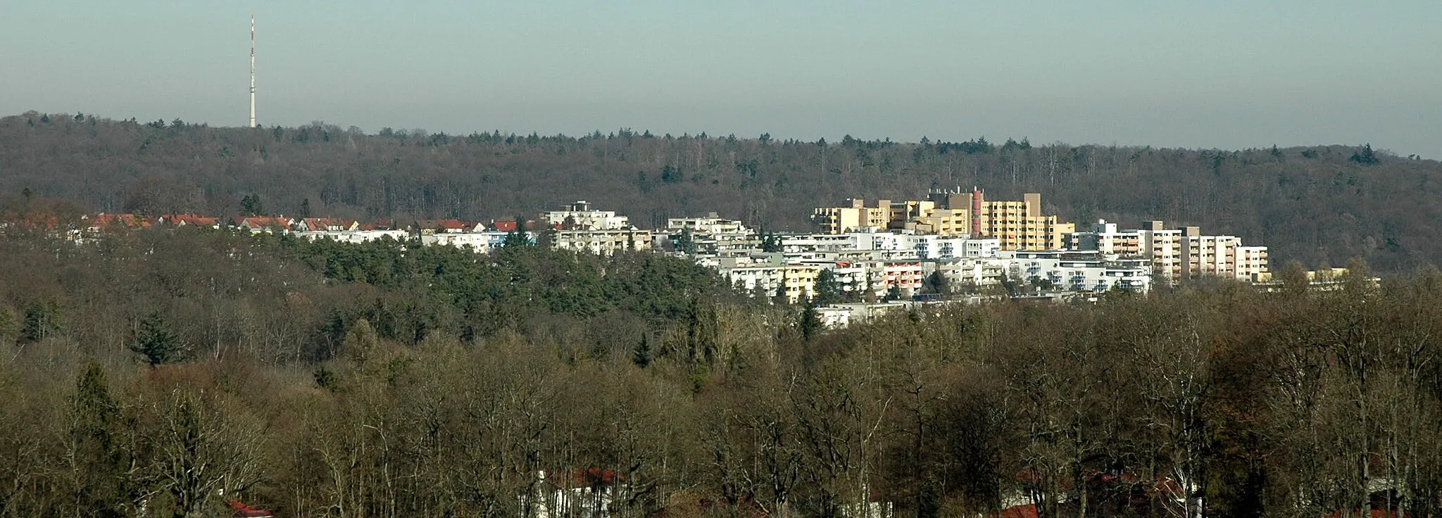 Photo showing: Blick auf Stuttgart-Hoffeld von Südwesten