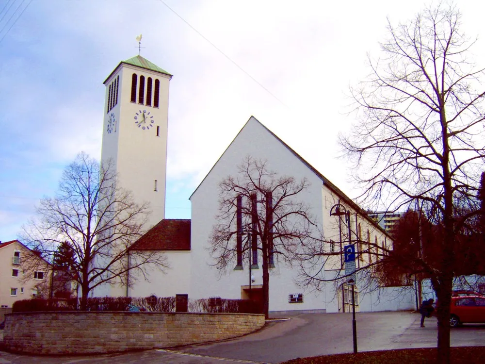 Photo showing: Evangelische Andreaskirche Eningen