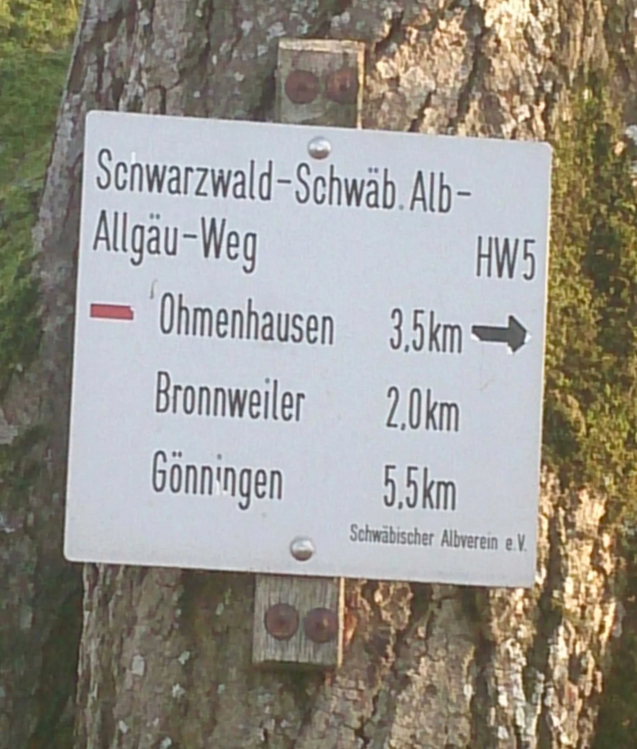 Photo showing: Wegweiser