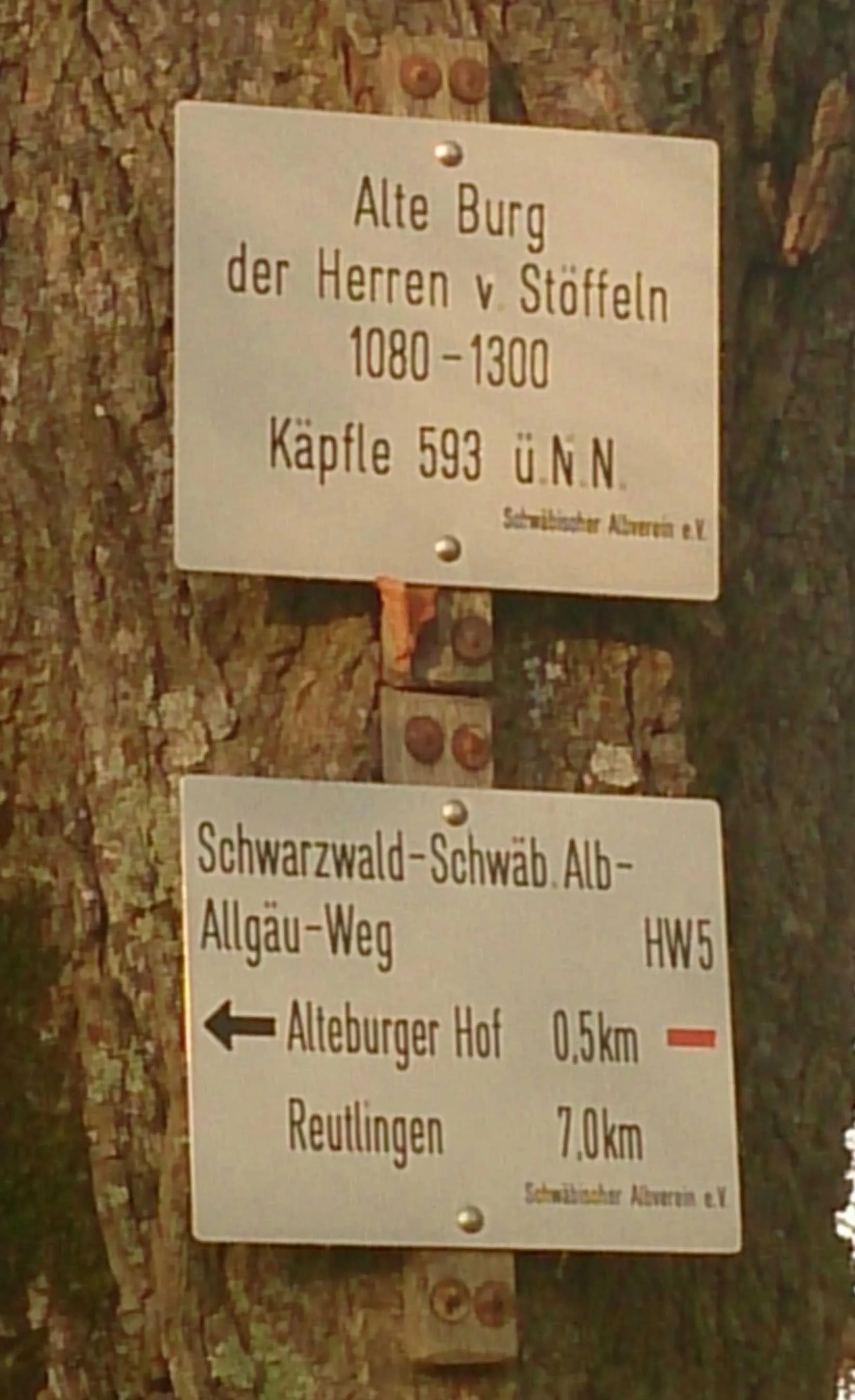 Photo showing: Wegweiser