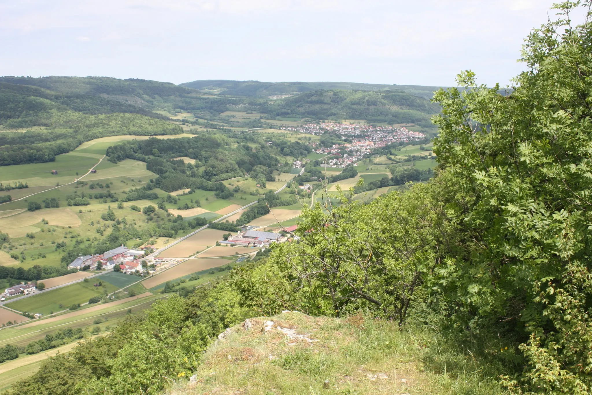 Photo showing: View from Messelstein near Donzdorf