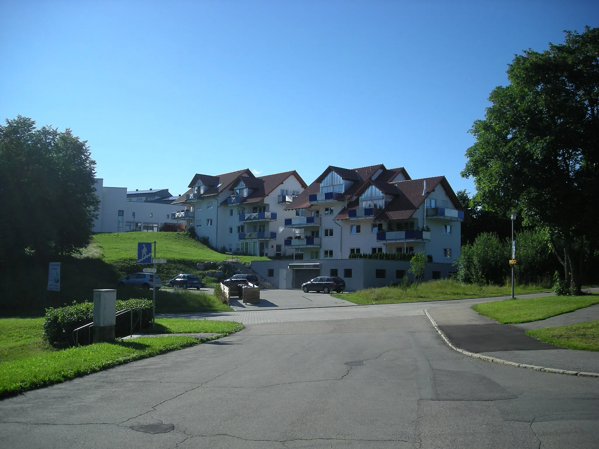 Photo showing: A residential neighborhood in Oberndorf, Baden-Württemberg (Germany).