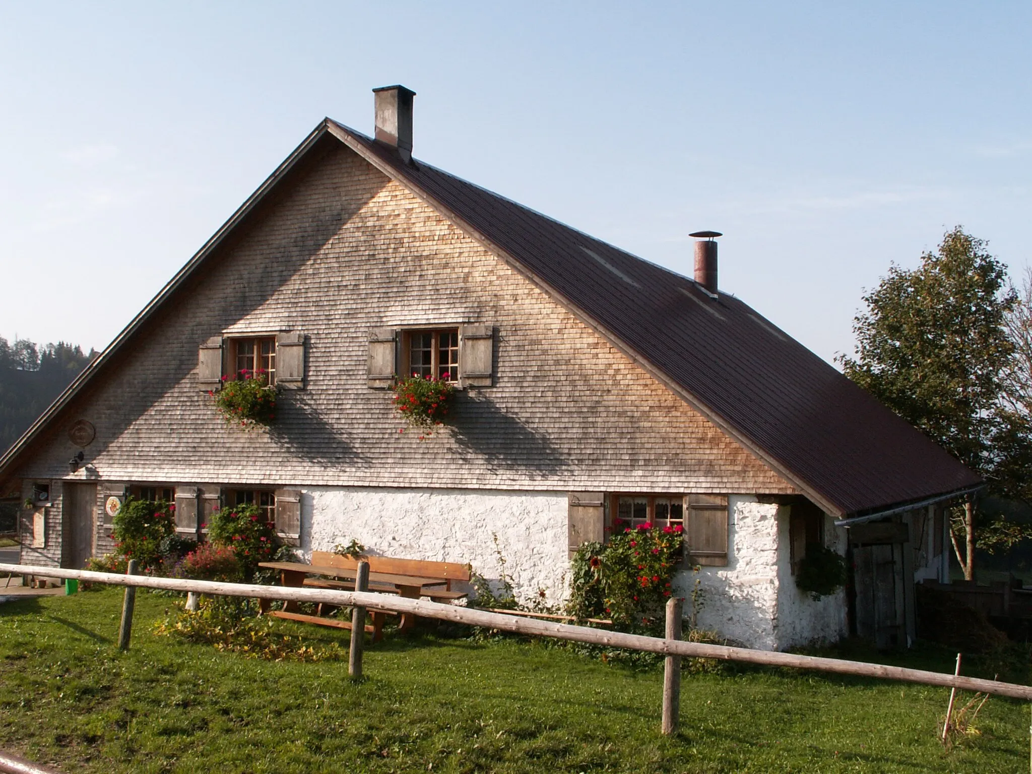 Photo showing: Hompessenalpe bei Oberstaufen