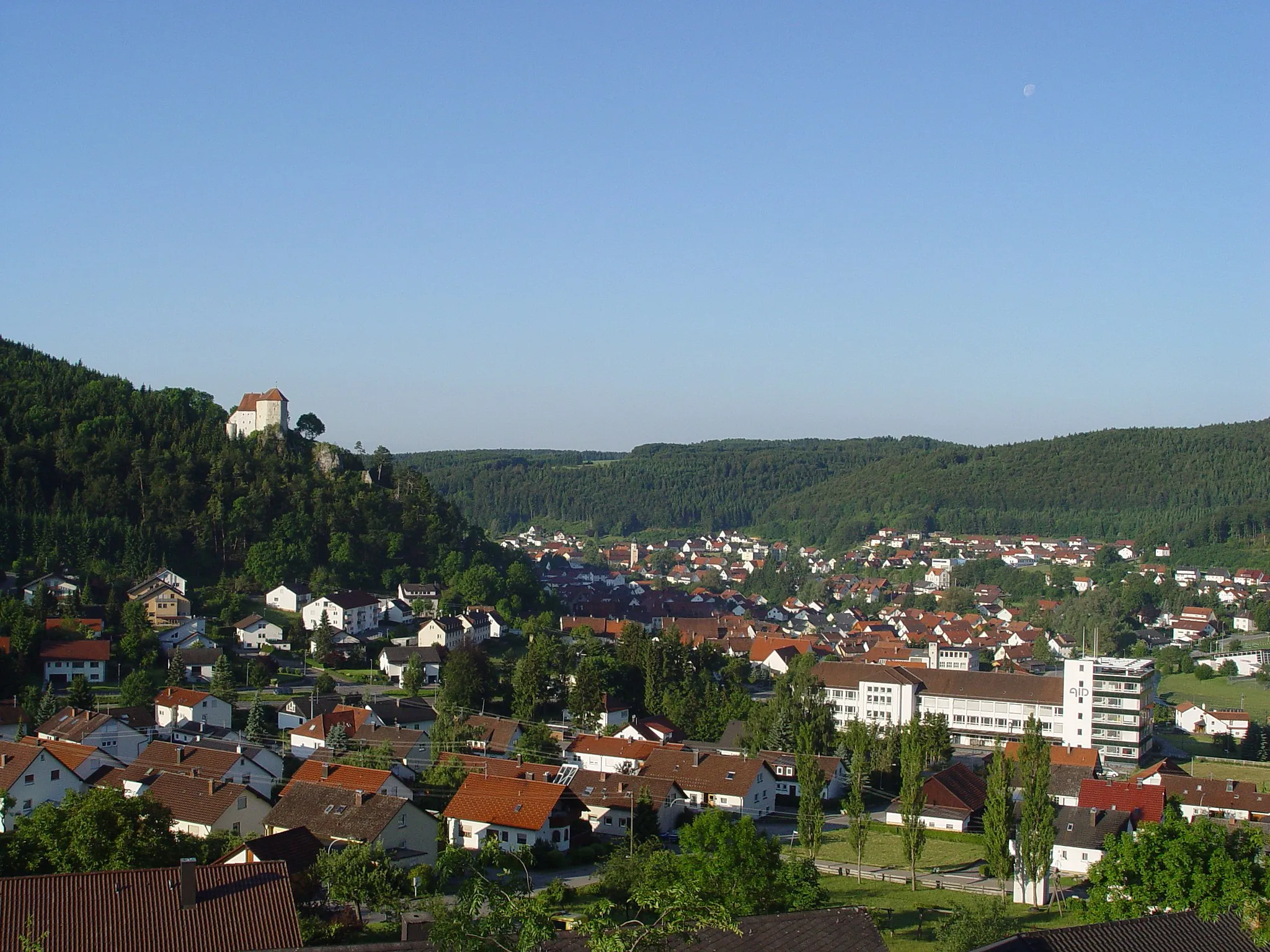 Photo showing: Straßberg with Burg Straßberg