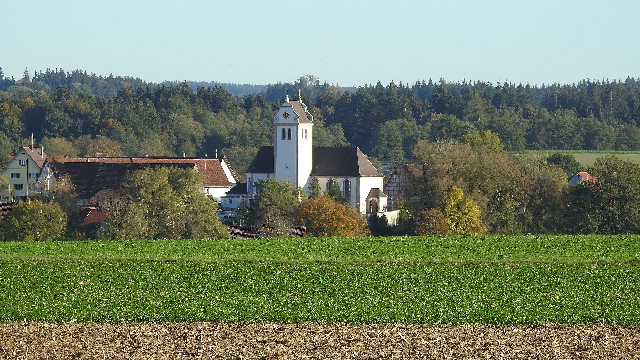 Photo showing: Winterstettendorf von Nordwesten