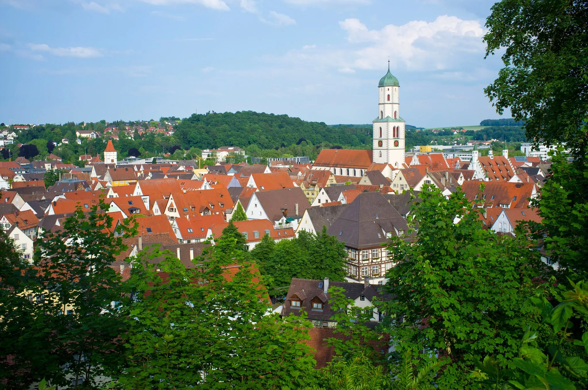 Photo showing: Sicht auf die Innenstadt von Biberach