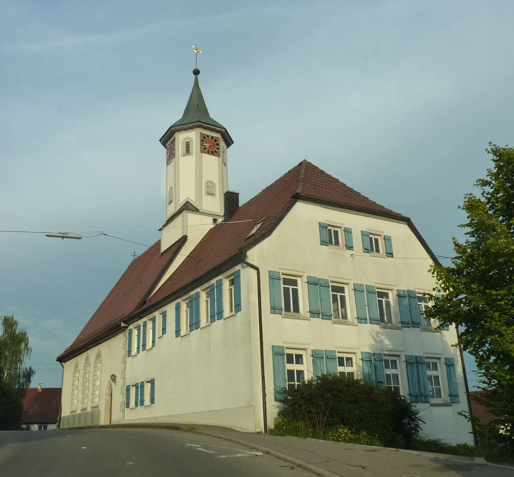 Photo showing: Evangelische Georgskirche in Dottingen (Stadt Münsingen) auf der Schwäbischen Alb