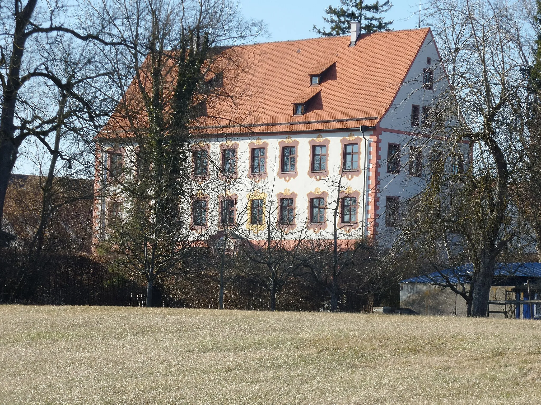 Photo showing: Schloss in Gamerschwang, einem Stadtteil von Ehingen (Donau)