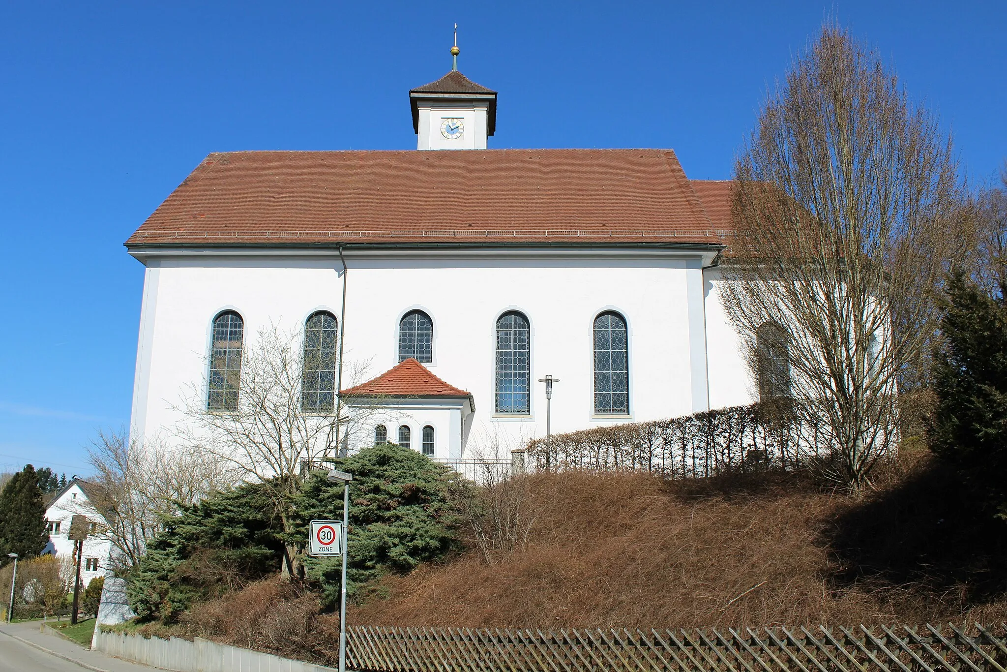 Photo showing: Katholische Kirche St. Johannes Baptist in Regglisweiler
