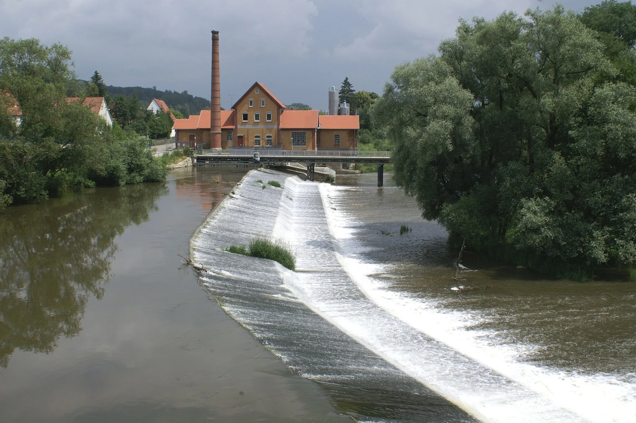 Photo showing: Wasserkraftwerk an der Donau in Rottenacker im Alb-Donau-Kreis