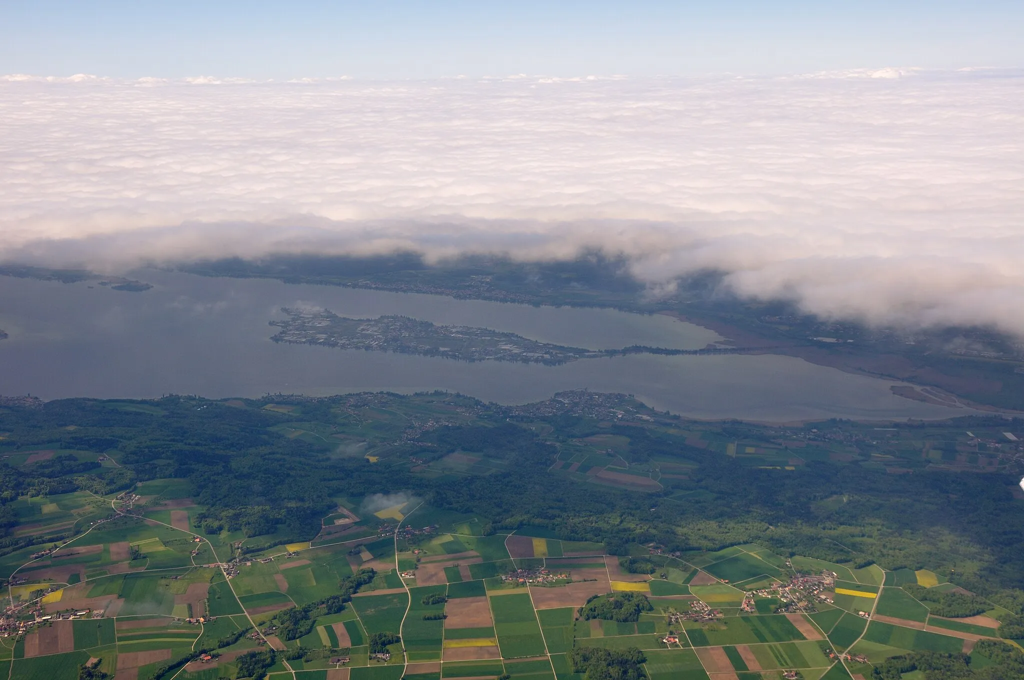 Photo showing: Switzerland, Thurgau, aerial view overhead Ottoberg