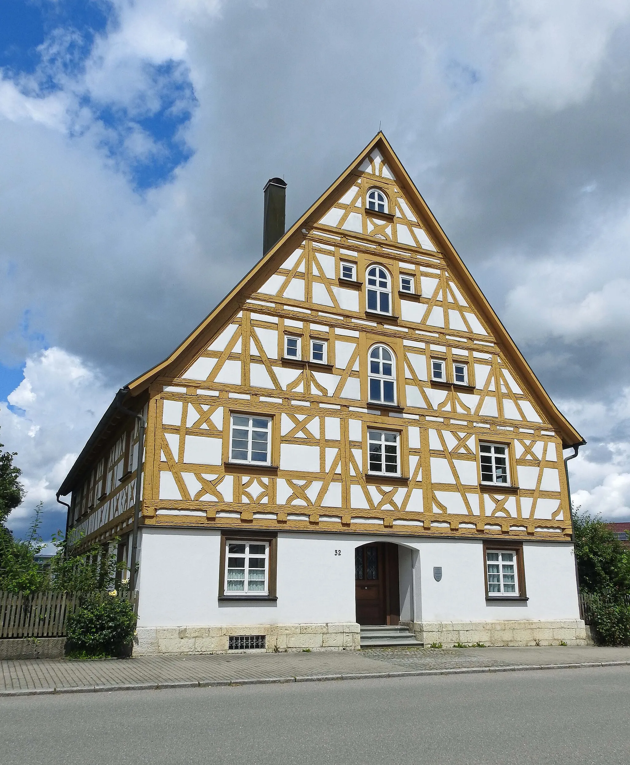 Photo showing: Pfarrhaus in Ennetach, Mengen
