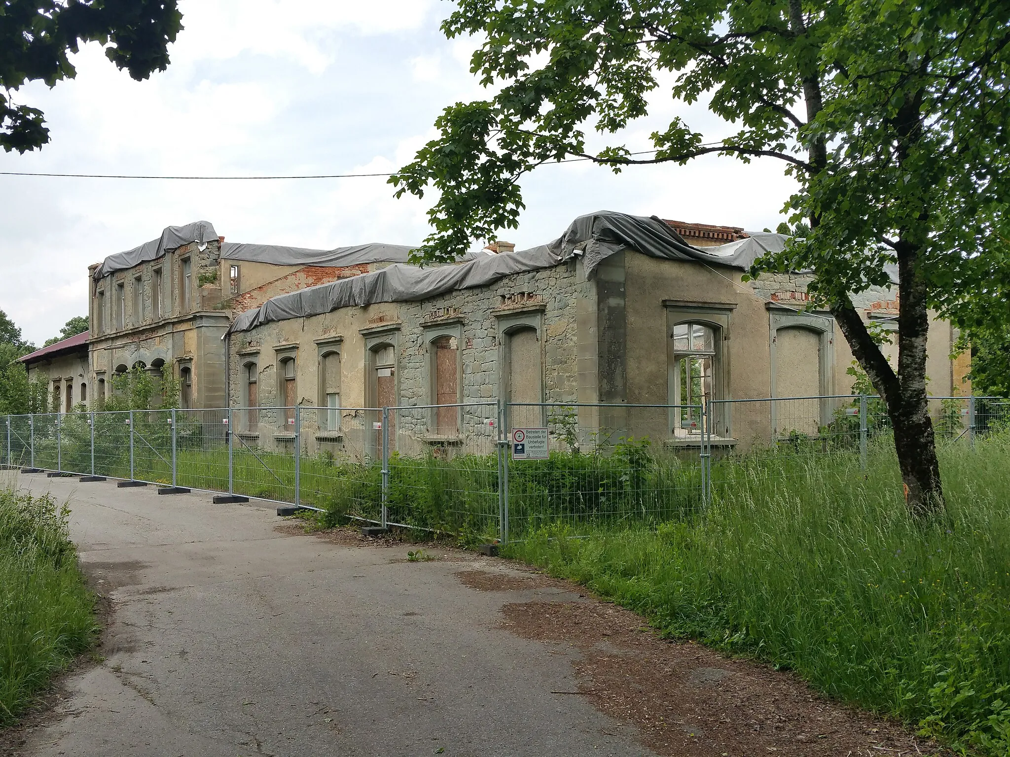 Photo showing: Schwackenreute station